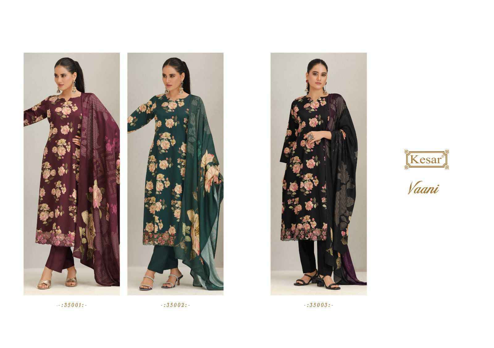Kesar Vaani 35001 Viscouse Pashmina Dress Material Collection ( 3 Pcs Catalog )