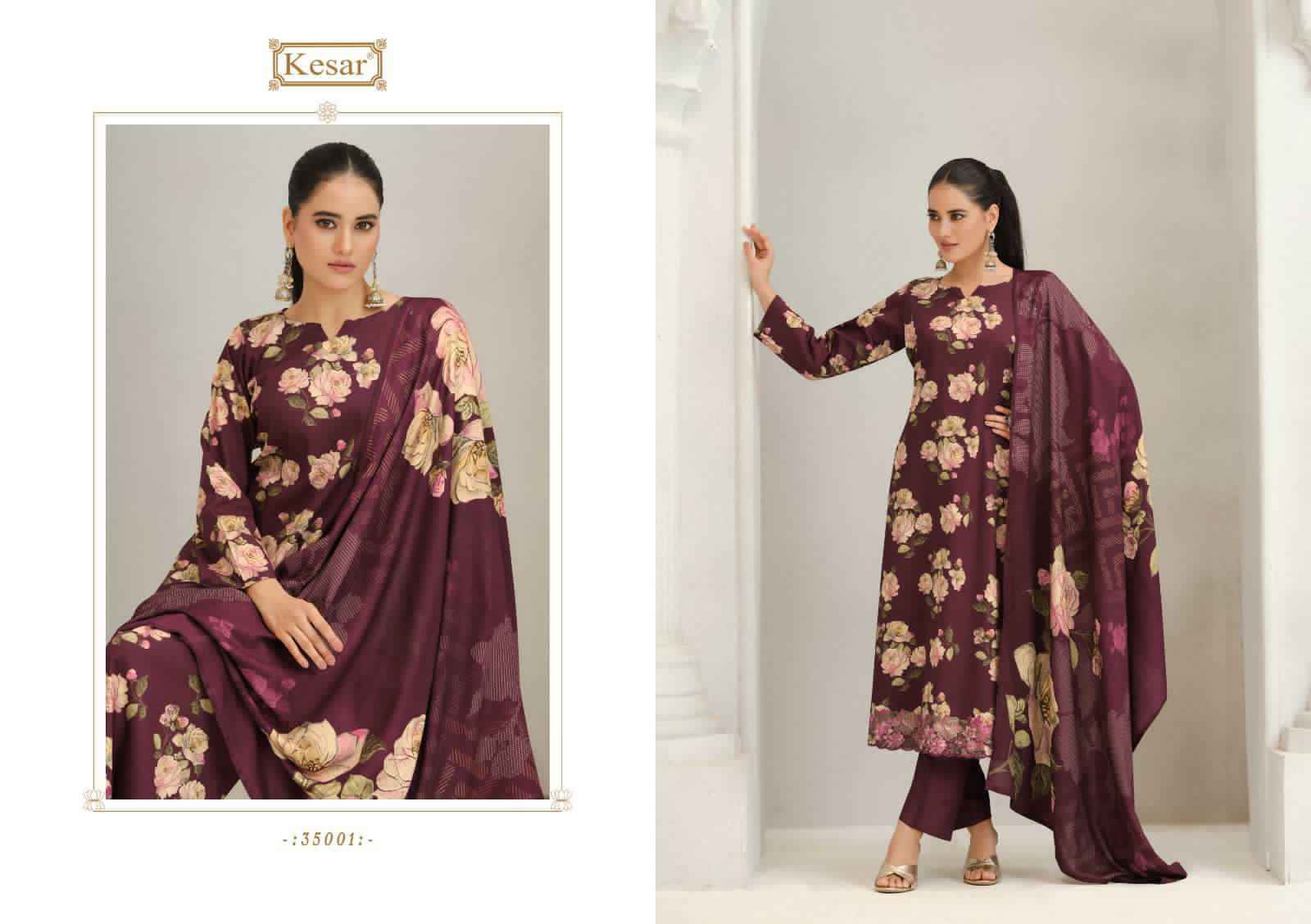 Kesar Vaani 35001 Viscouse Pashmina Dress Material Collection ( 3 Pcs Catalog )