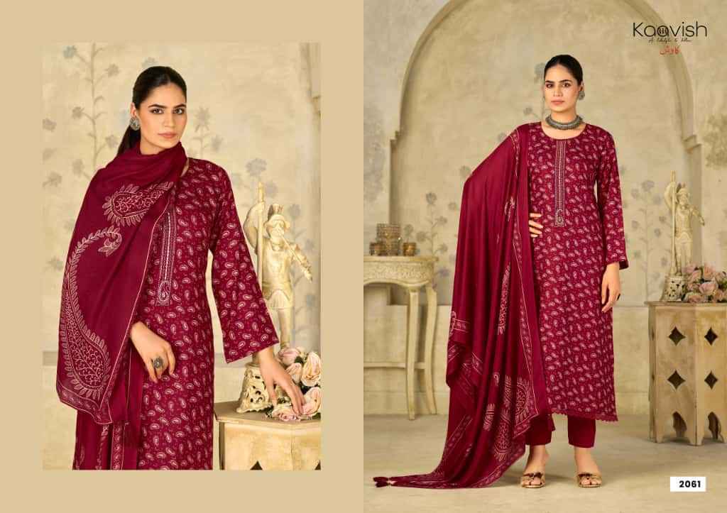 Kilory Trendz Winter Route Viscose Pashmina Dress Material Collection ( 6 Pcs Catalog )