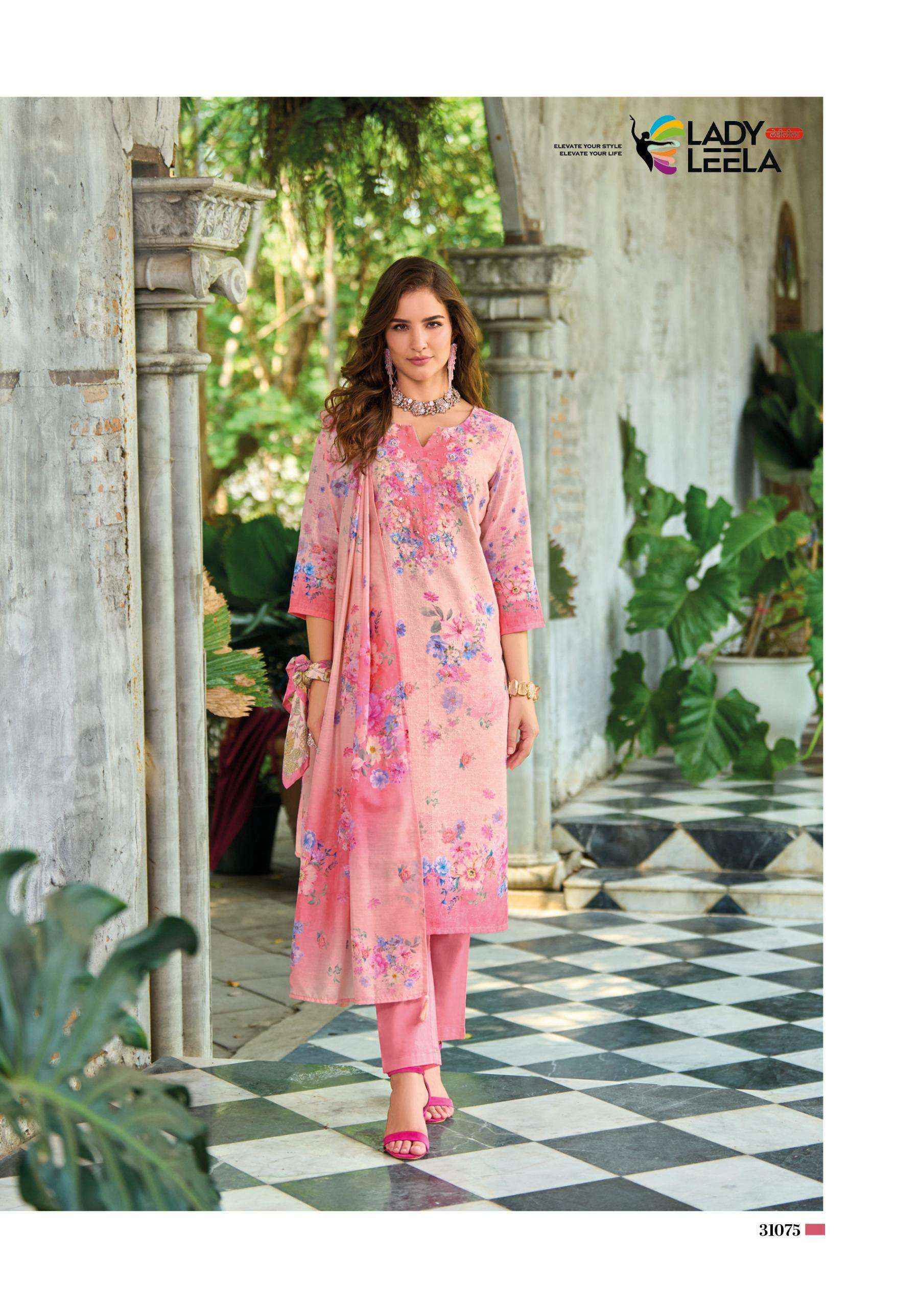 Lady Leela Summer Pastels Vol 2 Exclusive Readymade 3 Piece Suit Collection ( 6 Pcs Catalog )