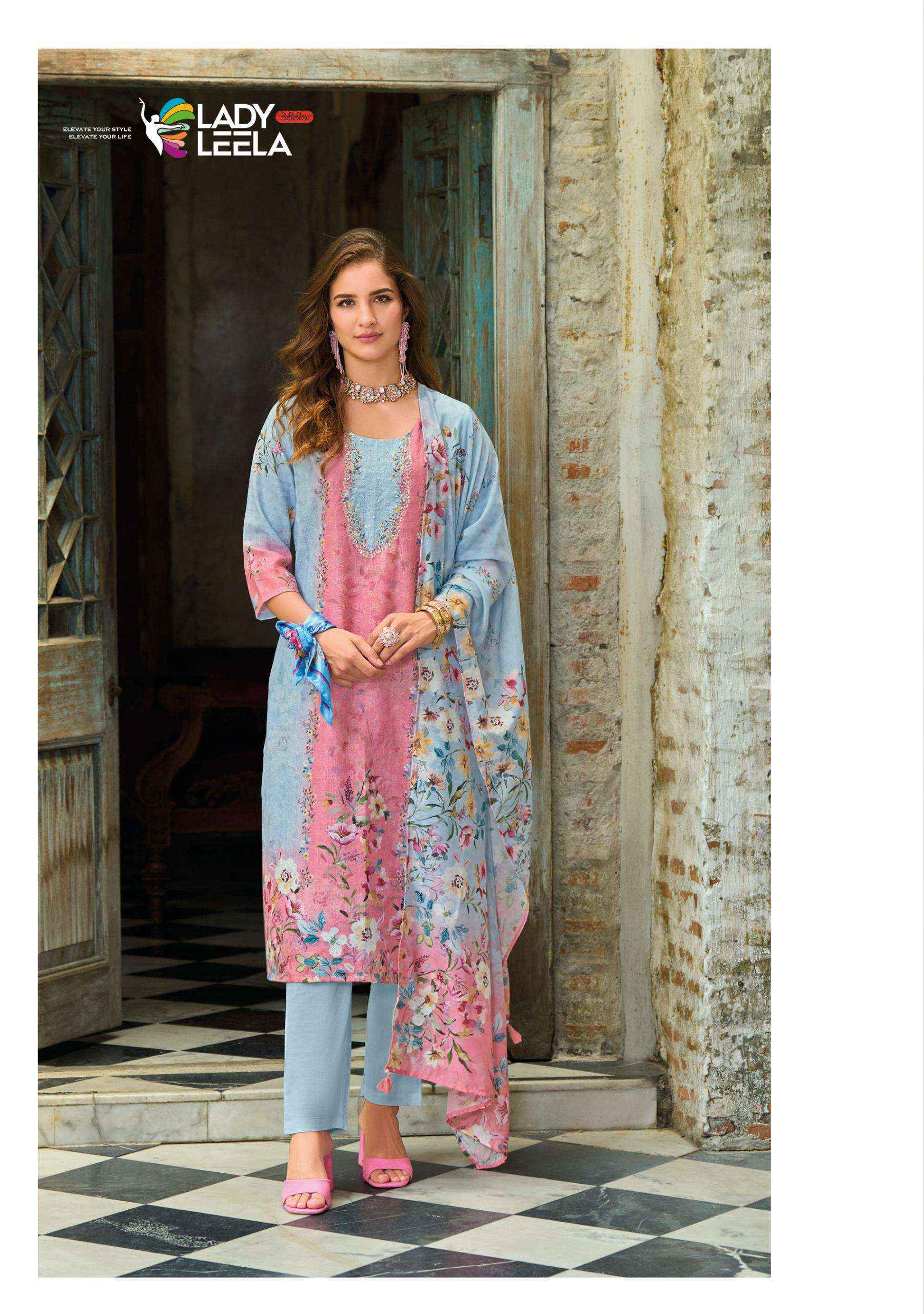 Lady Leela Summer Pastels Vol 2 Exclusive Readymade 3 Piece Suit Collection ( 6 Pcs Catalog )