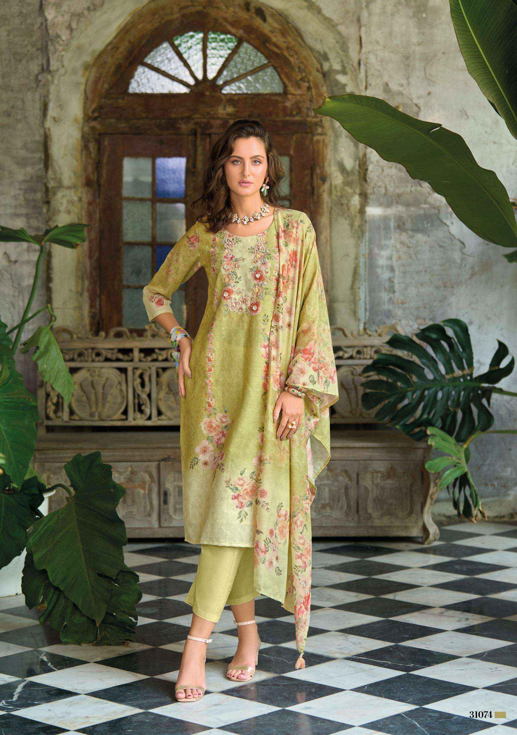 Lady Leela Summer Pastels Vol 2 Exclusive Readymade 3 Piece Suit Collection ( 6 Pcs Catalog )