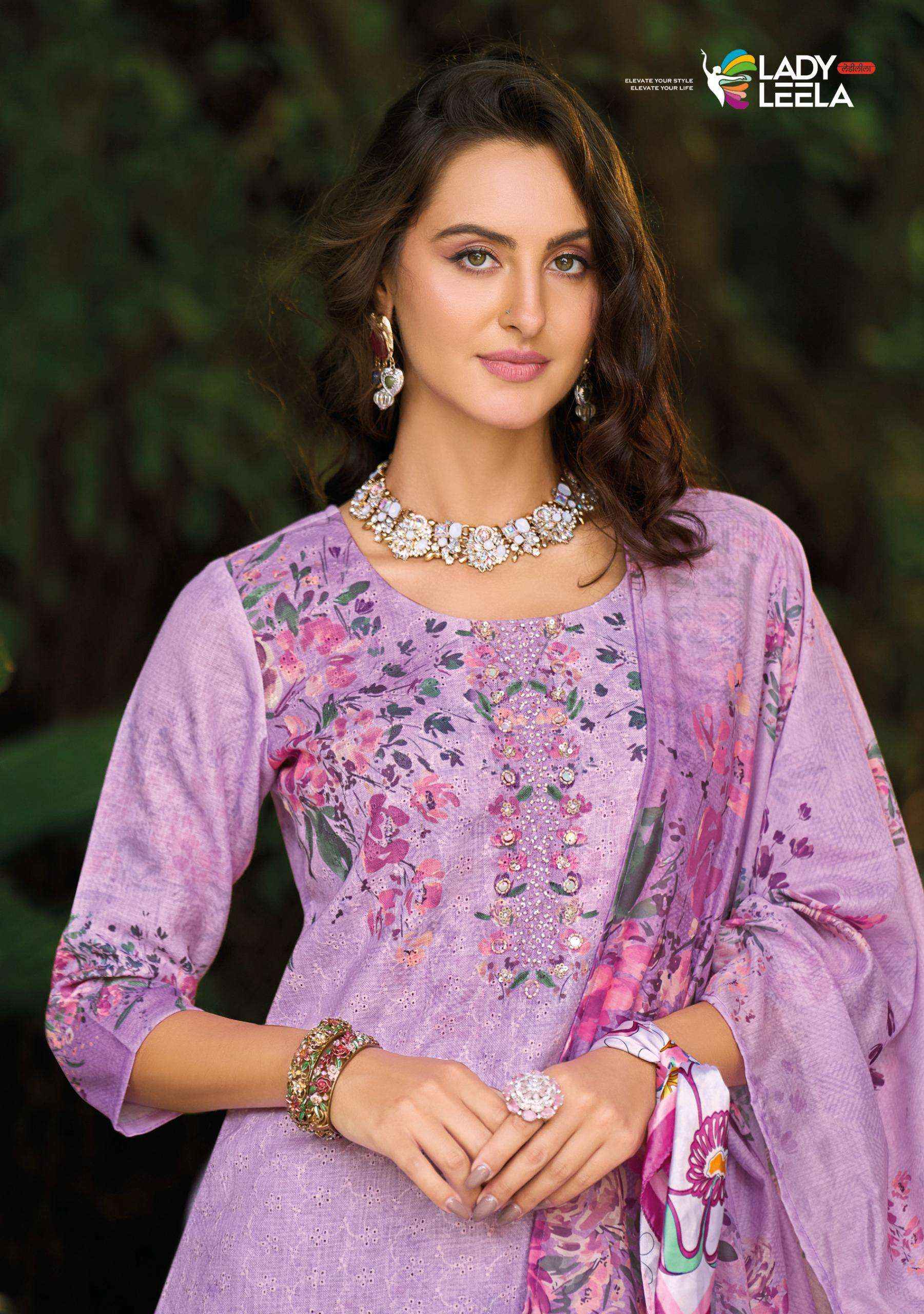 Lady Leela Summer Pastels Vol 2 Exclusive Readymade 3 Piece Suit Collection ( 6 Pcs Catalog )