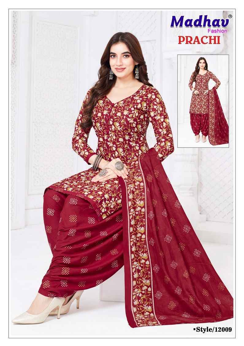 Madhav Fashion Prachi Vol 12 Readymade Cotton Suit Collection ( 10 Pcs Catalog )
