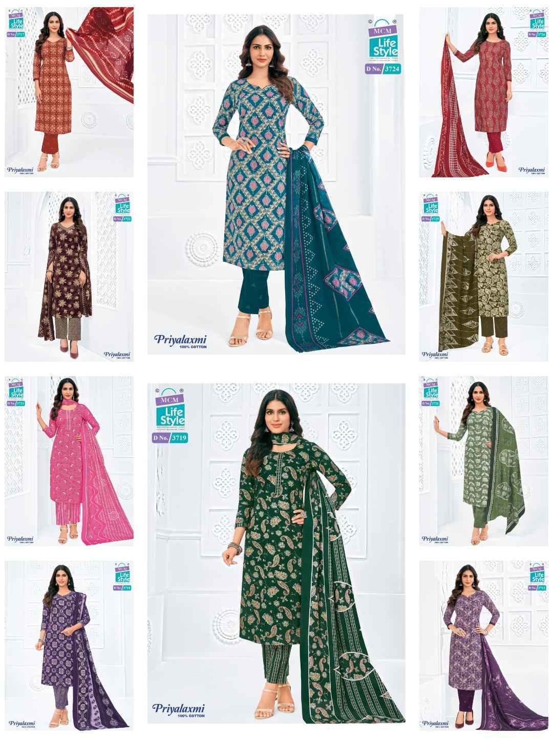 MCM Lifestyle Priyalaxmi Vol 37 Readymade Cotton Dress Collection ( 20 Pcs Catalog )