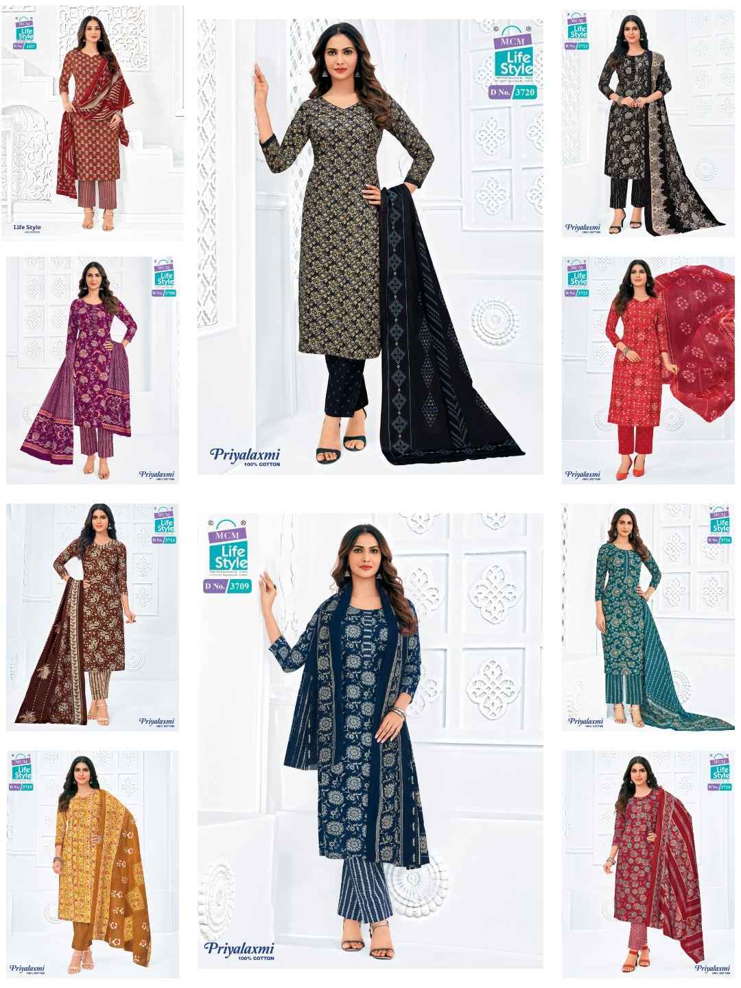 MCM Lifestyle Priyalaxmi Vol 37 Readymade Cotton Dress Collection ( 20 Pcs Catalog )