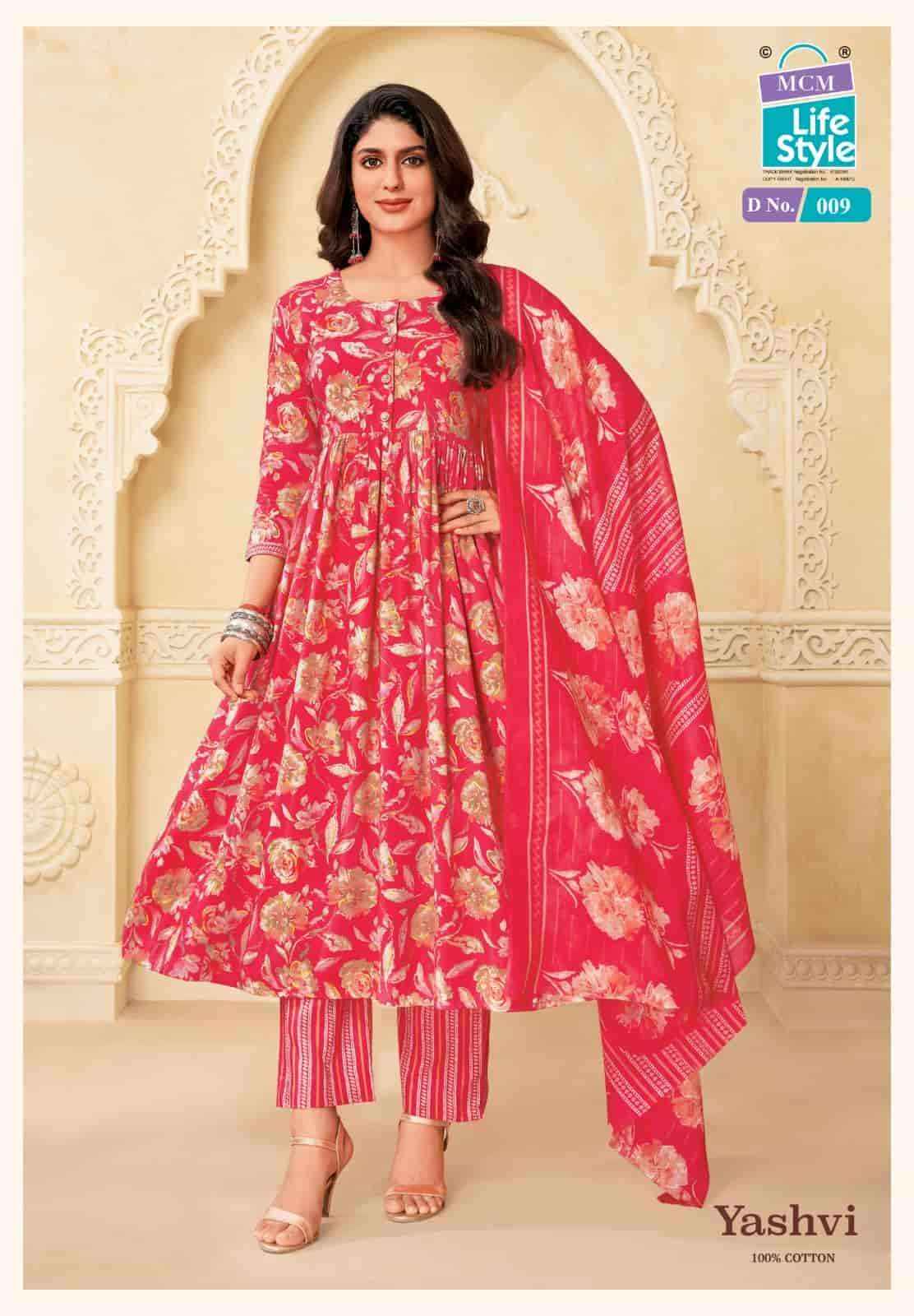 Mcm Lifestyle Yashvi Readymade Cotton 3 Piece Pair Collection ( 10 Pcs Catalog )