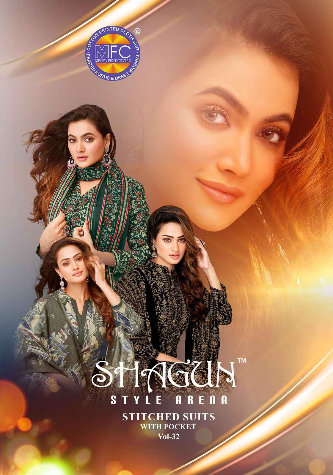 MFC Shagun Vol 32 Cotton Dress Material Collection ( 20 Pcs Catalog )