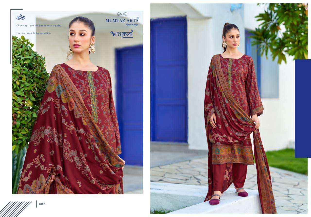 Mumtaz Arts Kareena Digital Printed Fancy Pashmina Dress Material Collection ( 4 Pcs Catalog )