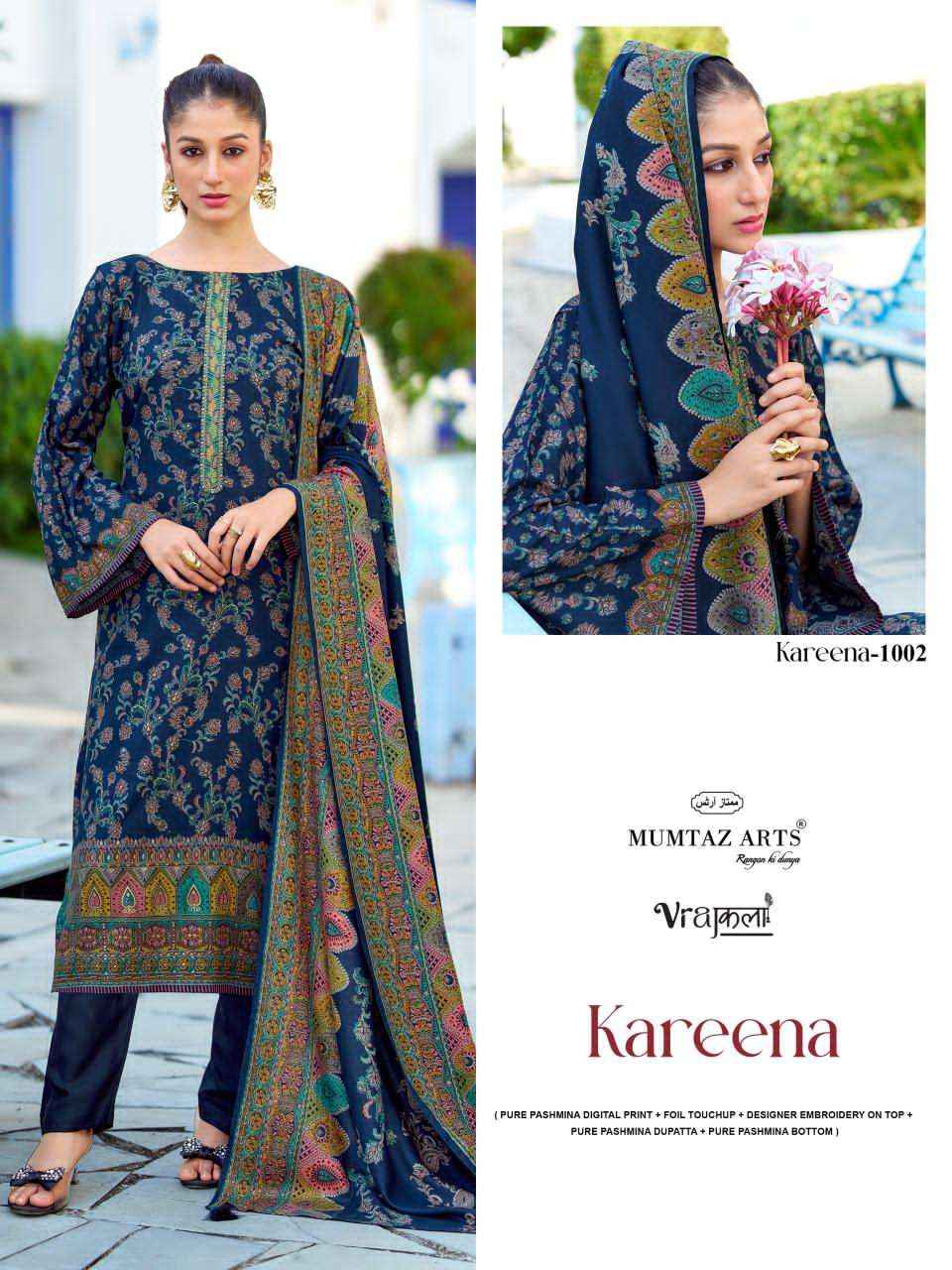 Mumtaz Arts Kareena Digital Printed Fancy Pashmina Dress Material Collection ( 4 Pcs Catalog )