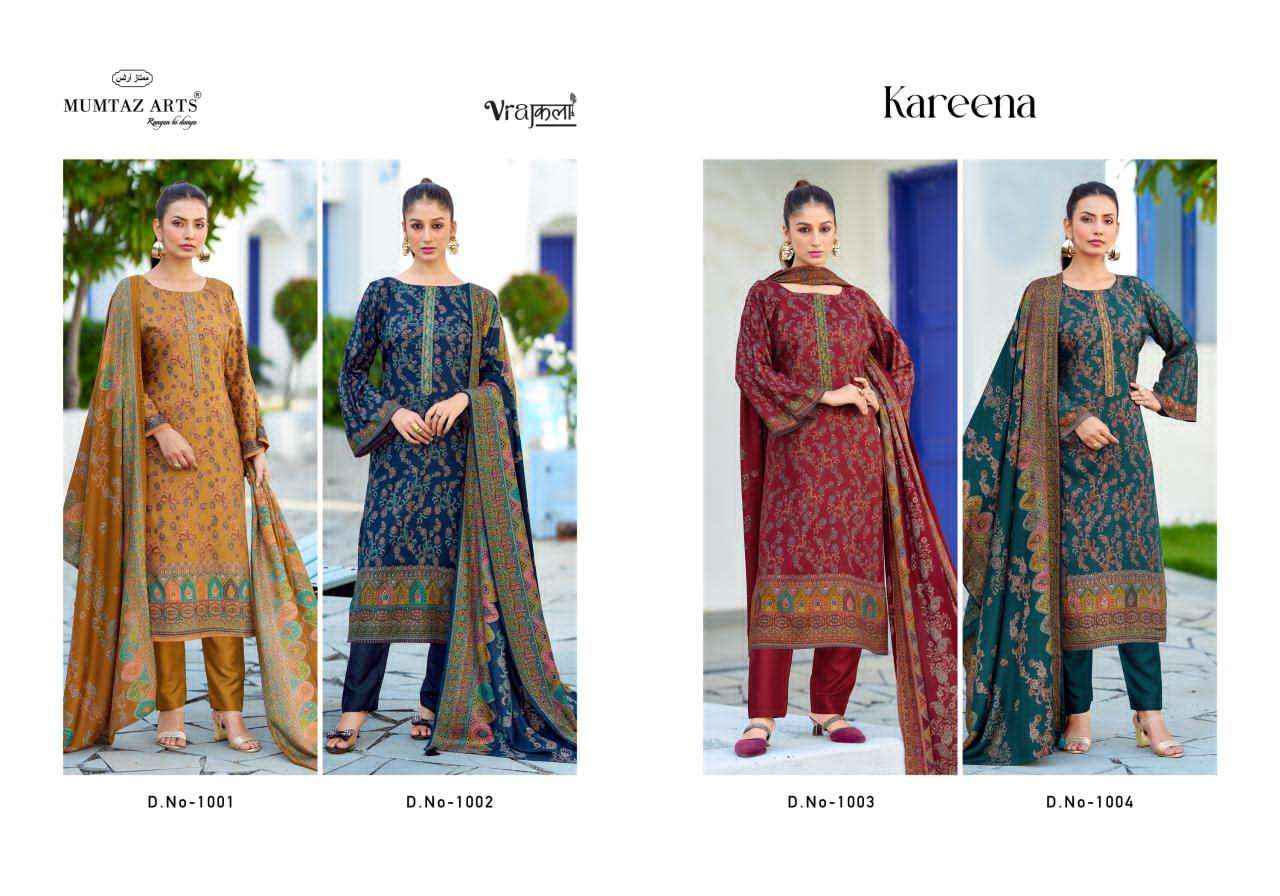 Mumtaz Arts Kareena Digital Printed Fancy Pashmina Dress Material Collection ( 4 Pcs Catalog )