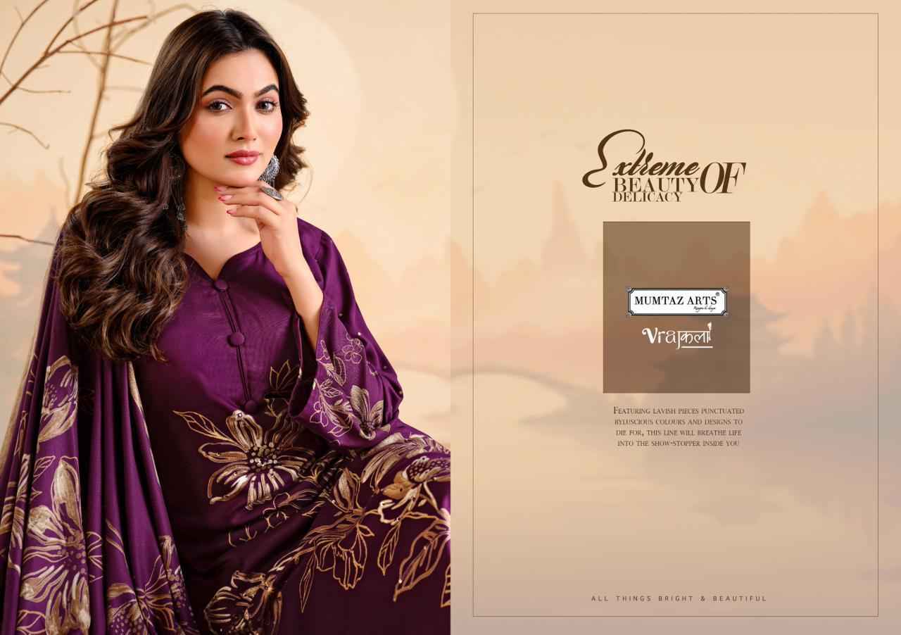 Mumtaz Arts Simran Vol 2 Viscose Pashmina Dress Material Collection ( 4 Pcs Catalog )