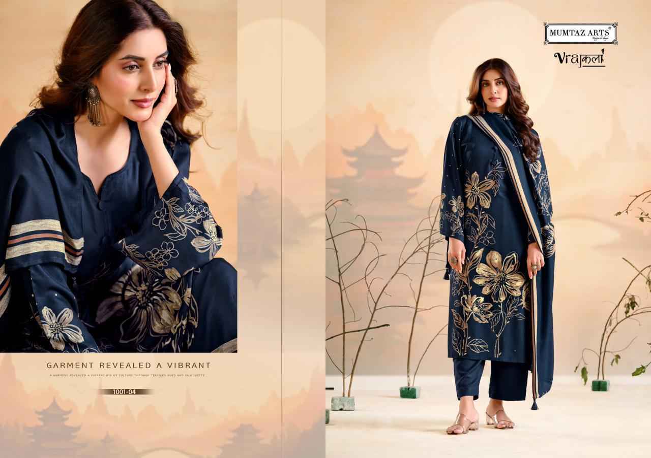 Mumtaz Arts Simran Vol 2 Viscose Pashmina Dress Material Collection ( 4 Pcs Catalog )