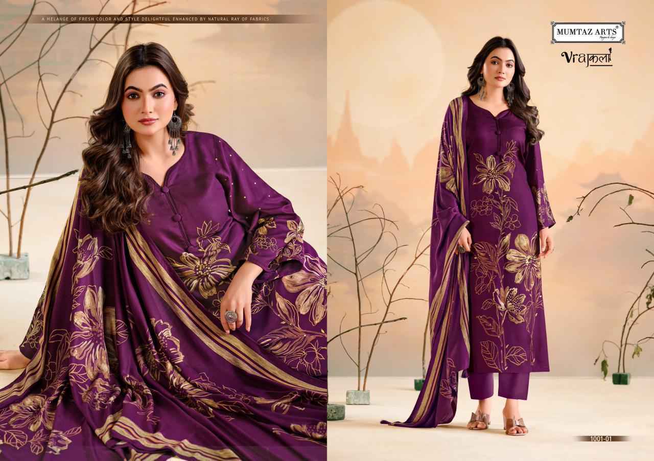 Mumtaz Arts Simran Vol 2 Viscose Pashmina Dress Material Collection ( 4 Pcs Catalog )
