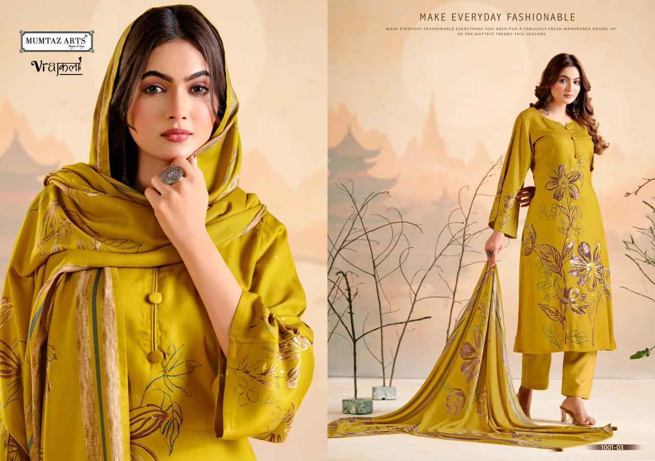 Mumtaz Arts Simran Vol 2 Viscose Pashmina Dress Material Collection ( 4 Pcs Catalog )
