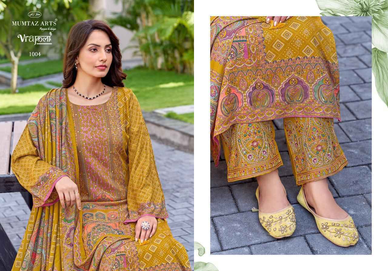 Mumtaz Arts Wow Viscose Pashmina Dress Material Collection ( 4 Pcs Catalog )