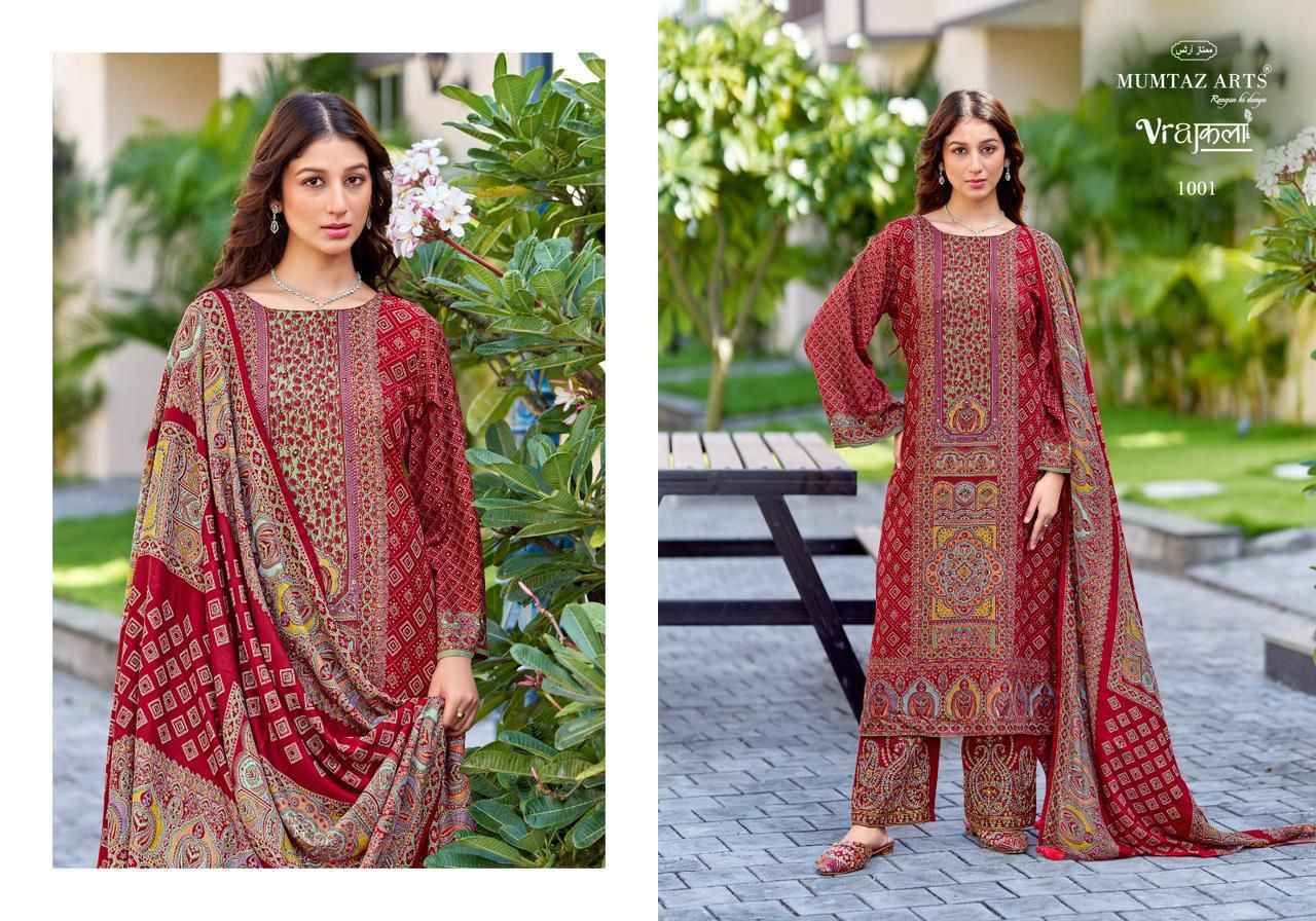 Mumtaz Arts Wow Viscose Pashmina Dress Material Collection ( 4 Pcs Catalog )