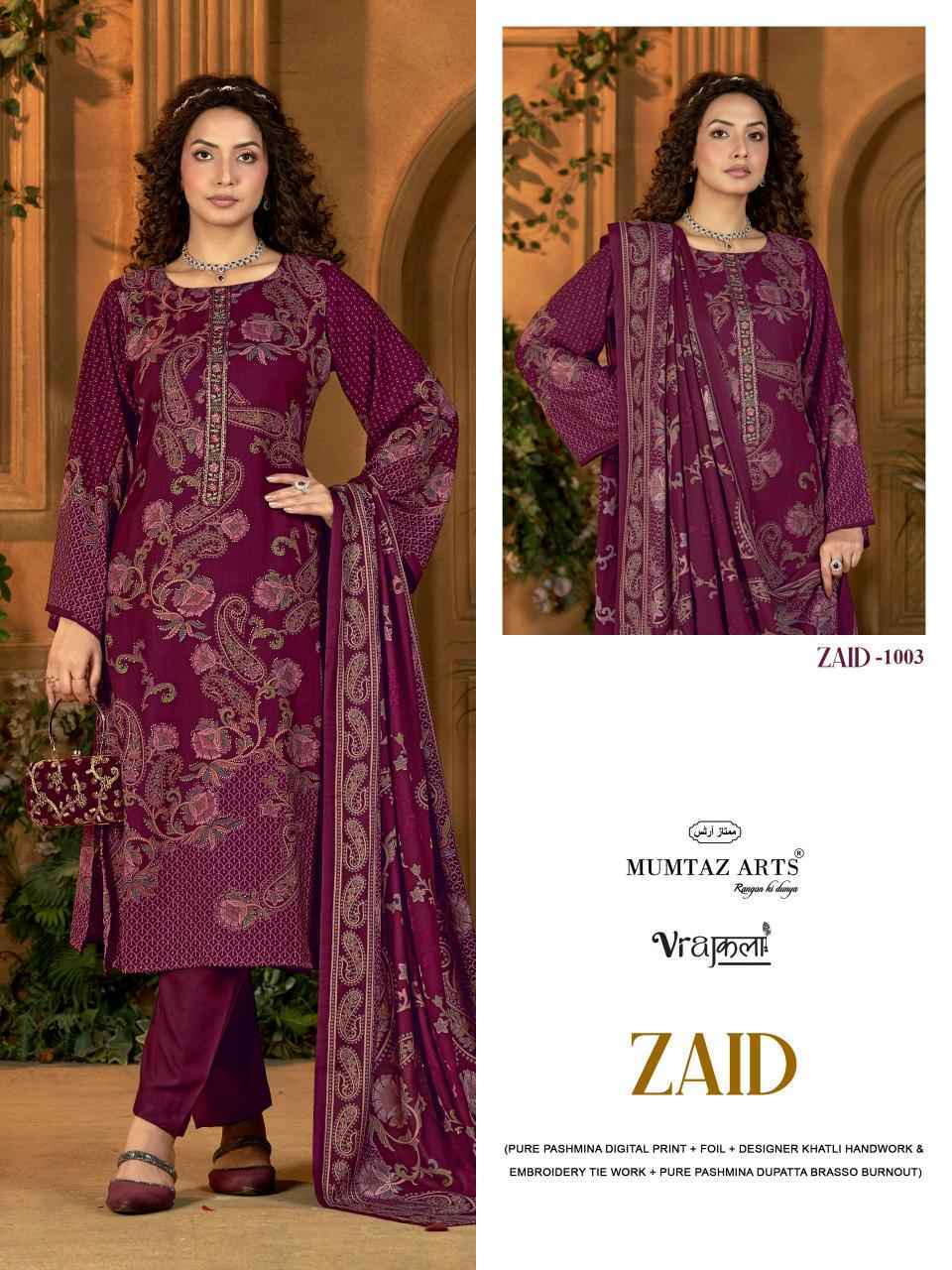Mumtaz Arts Zaid Viscose Pashmina Dress Material Wholesale Price ( 4 Pcs Catalog )