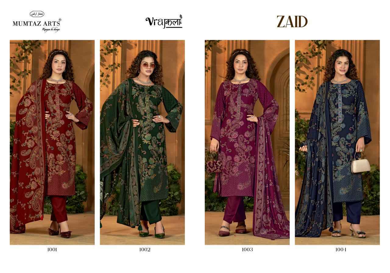 Mumtaz Arts Zaid Viscose Pashmina Dress Material Wholesale Price ( 4 Pcs Catalog )