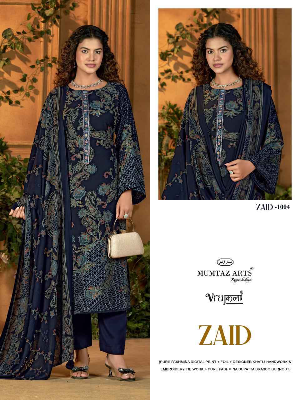 Mumtaz Arts Zaid Viscose Pashmina Dress Material Wholesale Price ( 4 Pcs Catalog )