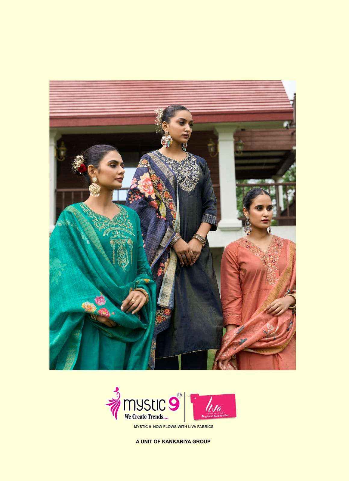 Mystic 9 Ishita Vol 1 Anarkali Style Premium Designs Collection ( 8 Pcs Catalog )