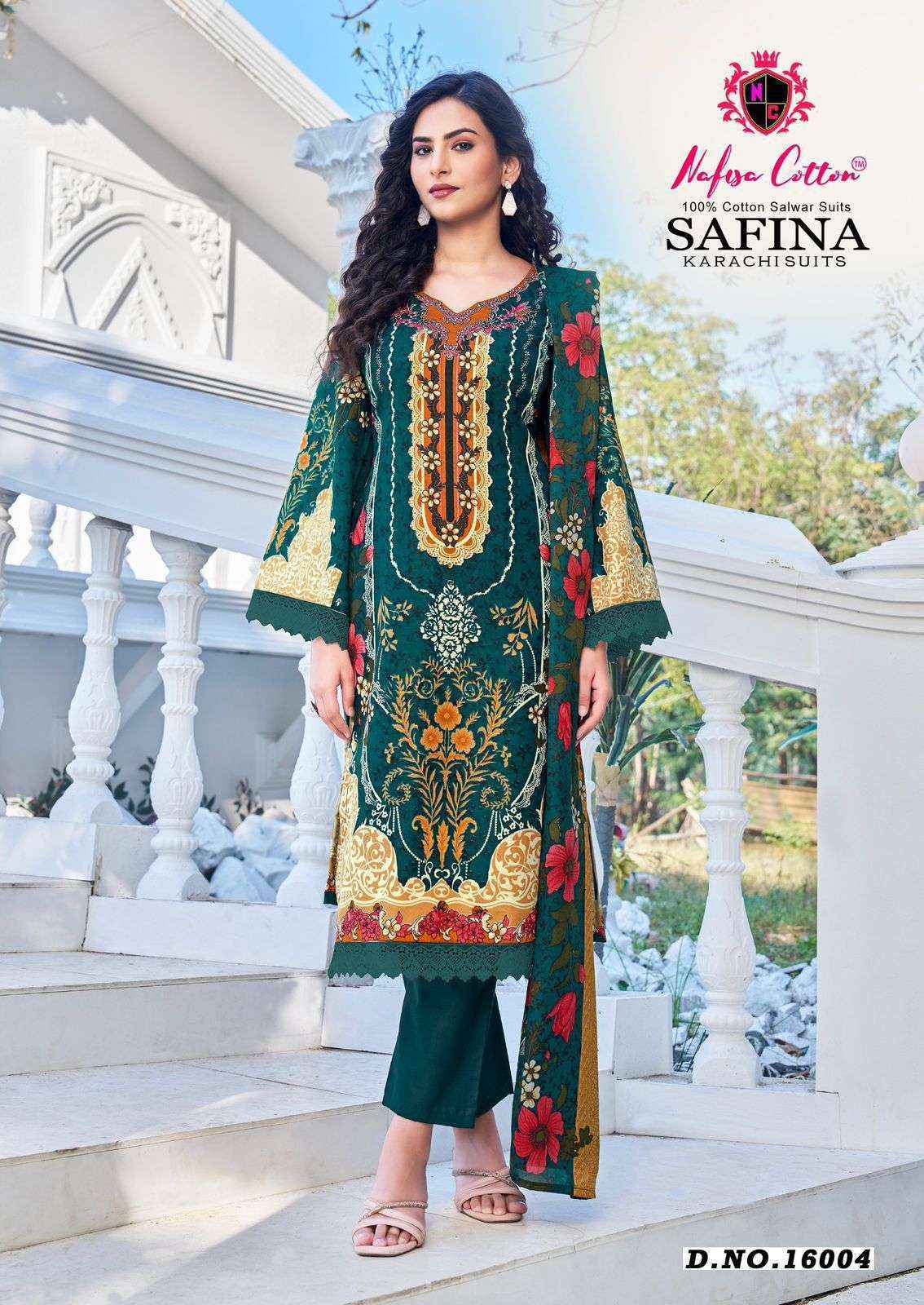 Nafisa Cotton Safina Vol 16 Cotton Dress Material Wholesale Price ( 6 Pcs Catalog )