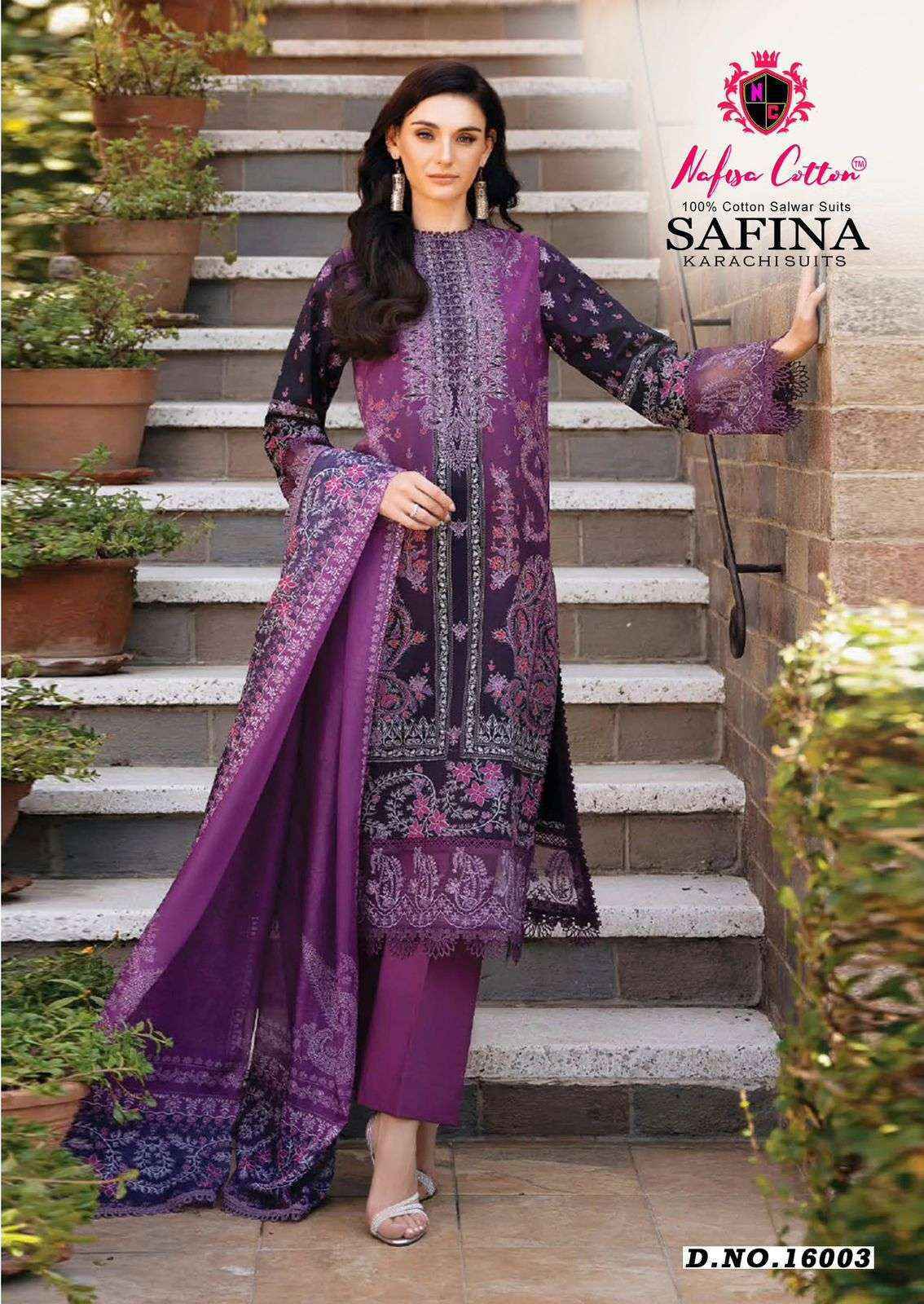 Nafisa Cotton Safina Vol 16 Cotton Dress Material Wholesale Price ( 6 Pcs Catalog )