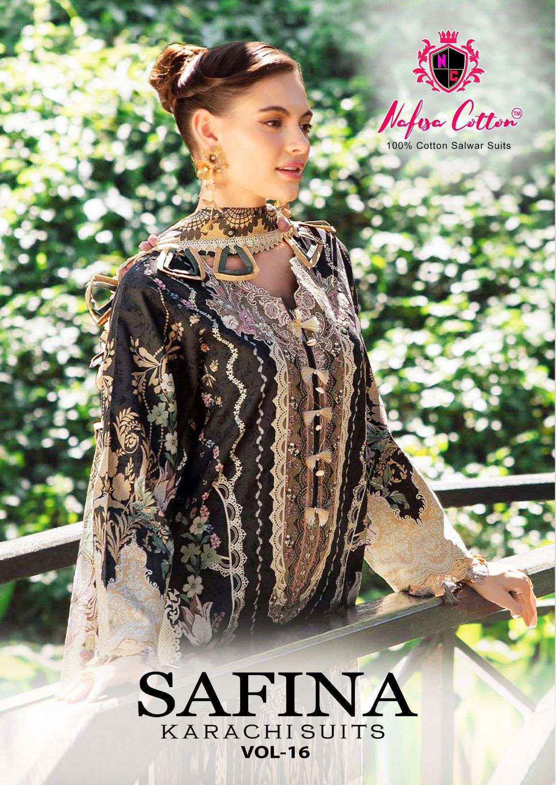 Nafisa Cotton Safina Vol 16 Cotton Dress Material Wholesale Price ( 6 Pcs Catalog )