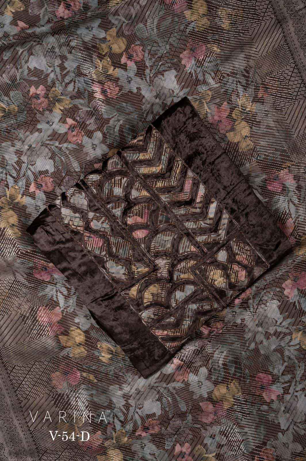 Omtex Varina V 54 Exclusive Pure Velvet Dress Material Wholesale Price ( 4 Pcs Catalog )