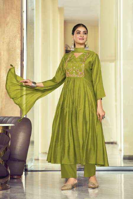 Ossm Gulmohar Premium Designs Kurti Pant Dupatta Set Collection ( 6 Pcs Catalog )