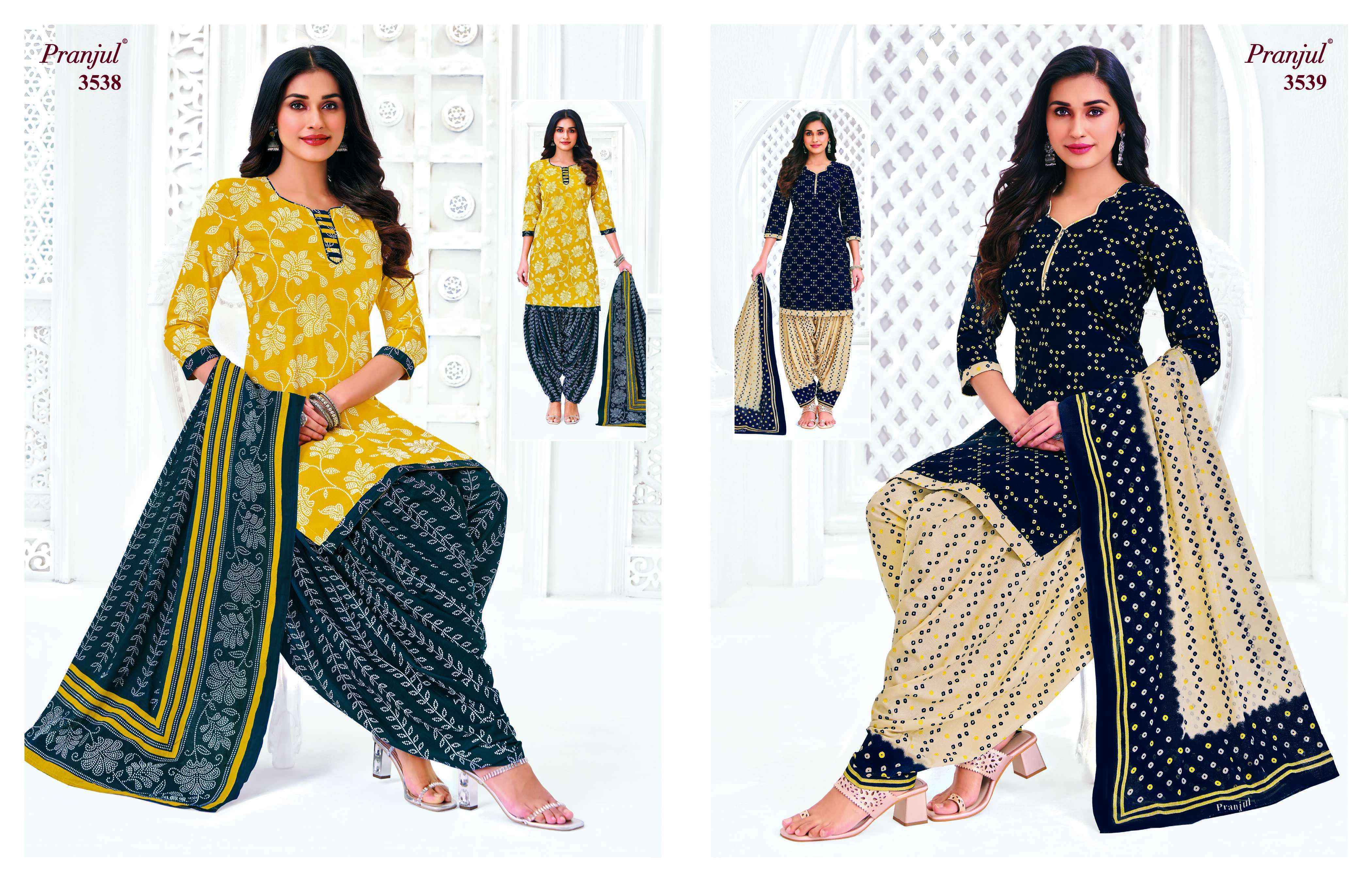 Pranjul Priyanshi Vol 35 Readymade Cotton Dress Collection ( 36 Pcs Catalog )