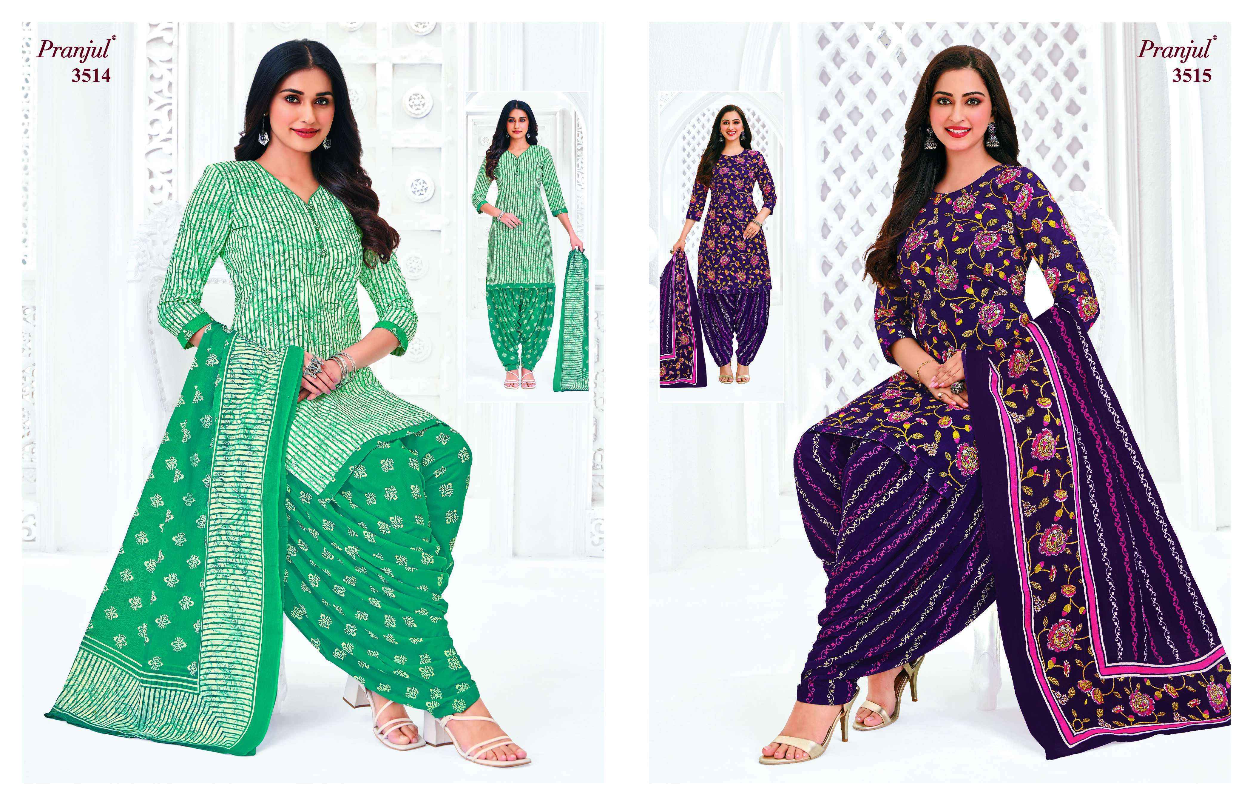 Pranjul Priyanshi Vol 35 Readymade Cotton Dress Collection ( 36 Pcs Catalog )