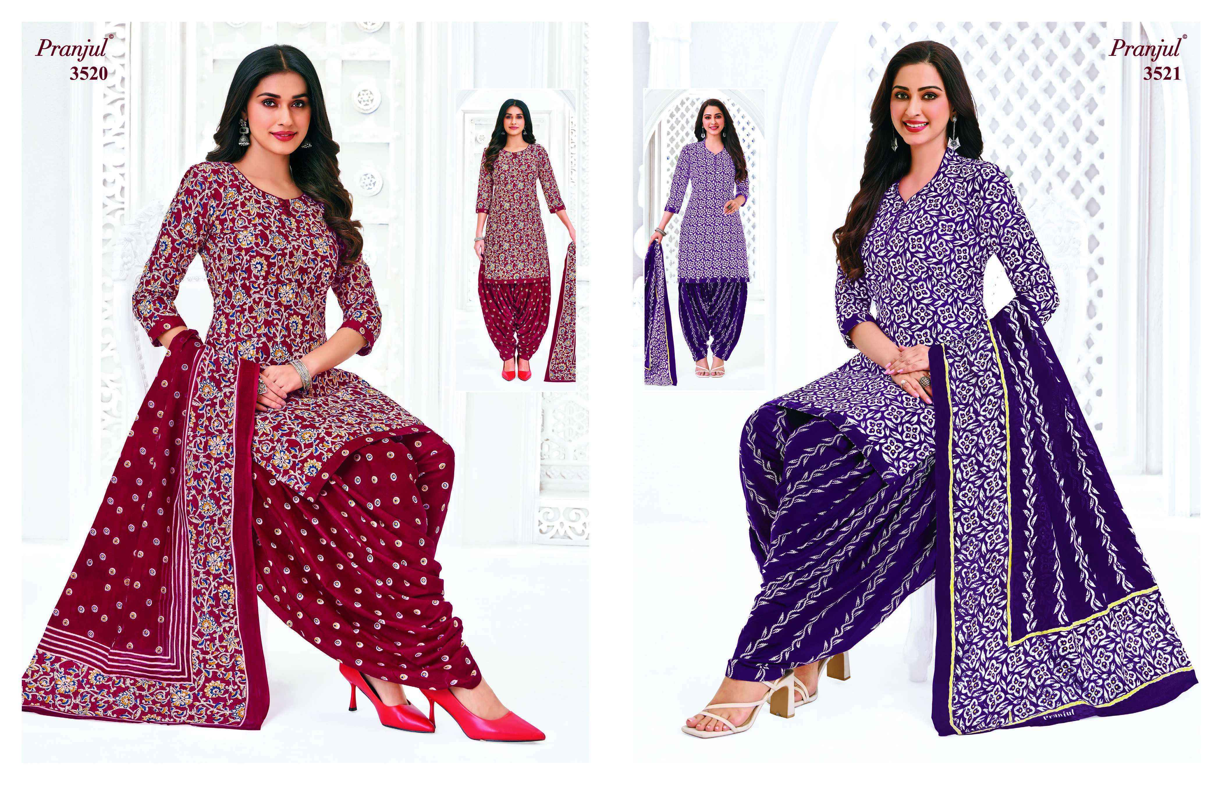 Pranjul Priyanshi Vol 35 Readymade Cotton Dress Collection ( 36 Pcs Catalog )