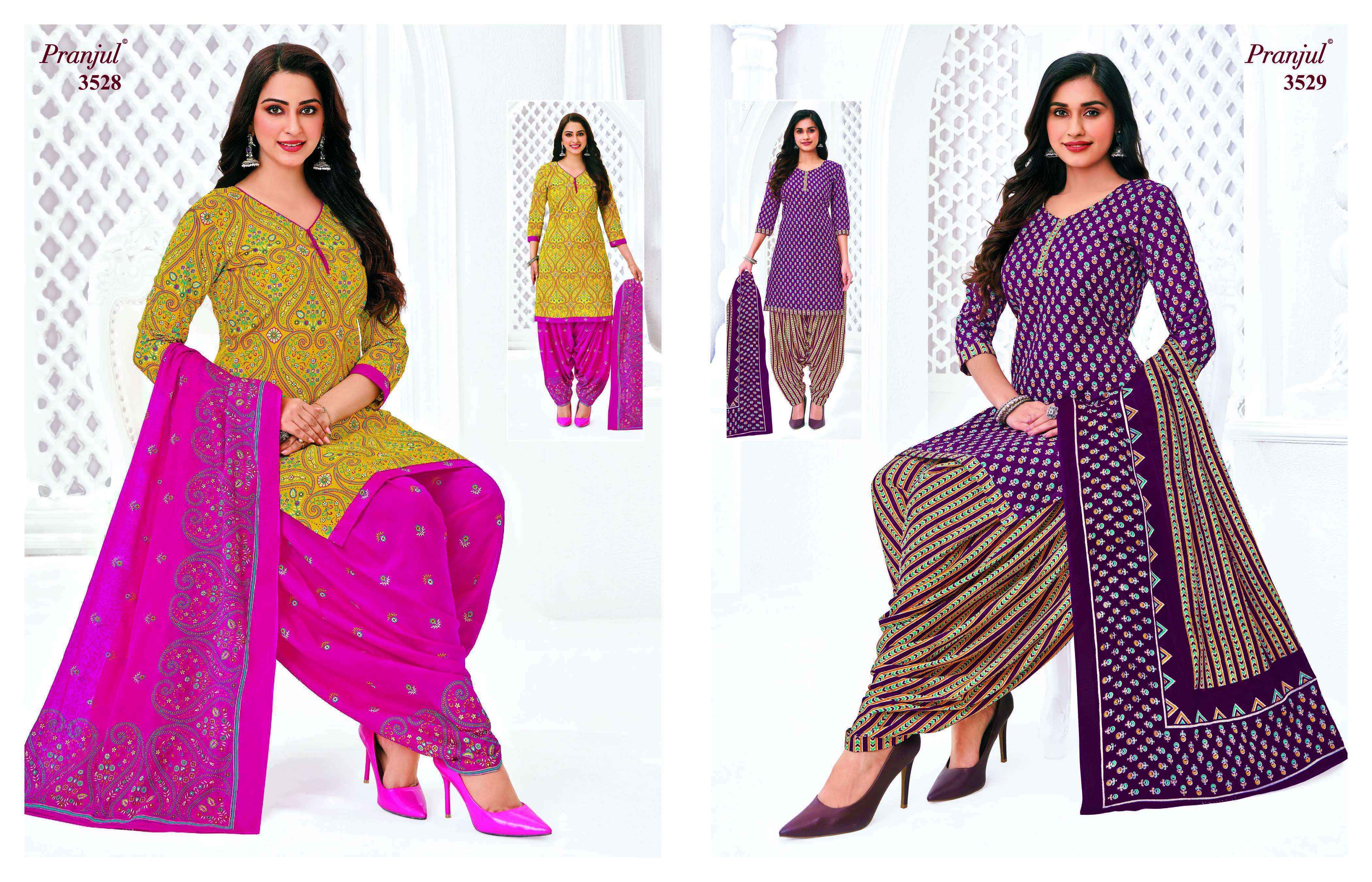 Pranjul Priyanshi Vol 35 Readymade Cotton Dress Collection ( 36 Pcs Catalog )