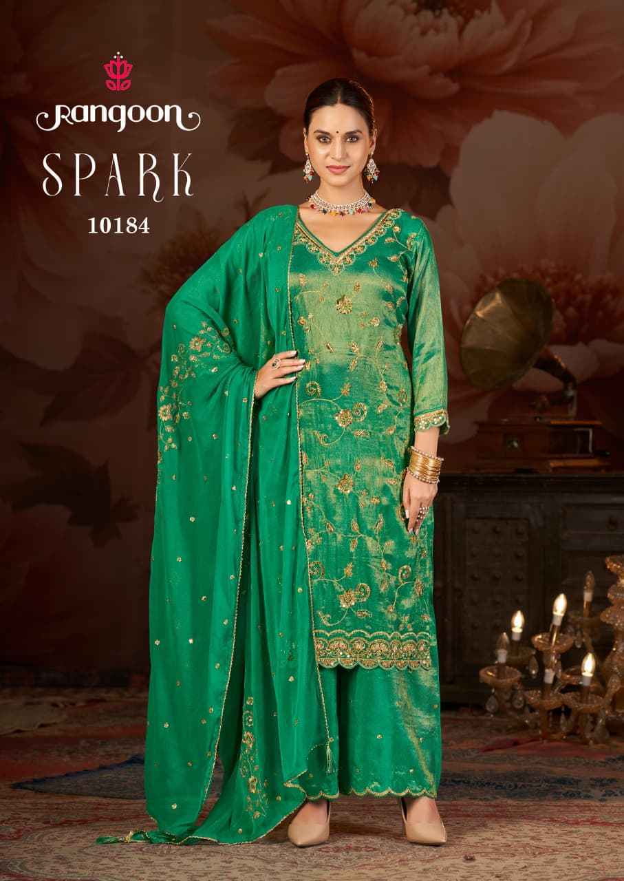 Rangoon Spark Readymade Viscose Simmer Dress Collection ( 4 Pcs Catalog )