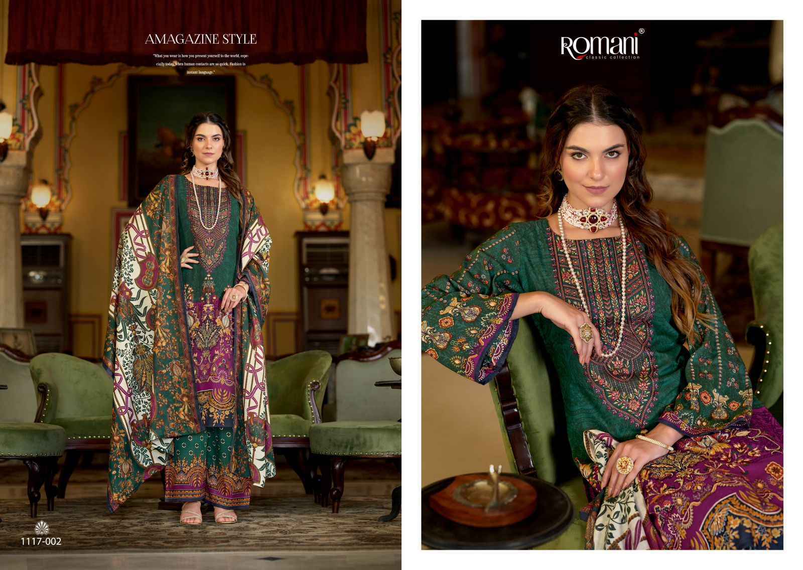 Romani Mahira Vol 4 Cotton Dress Material Wholesale Price ( 8 Pcs Catalog )