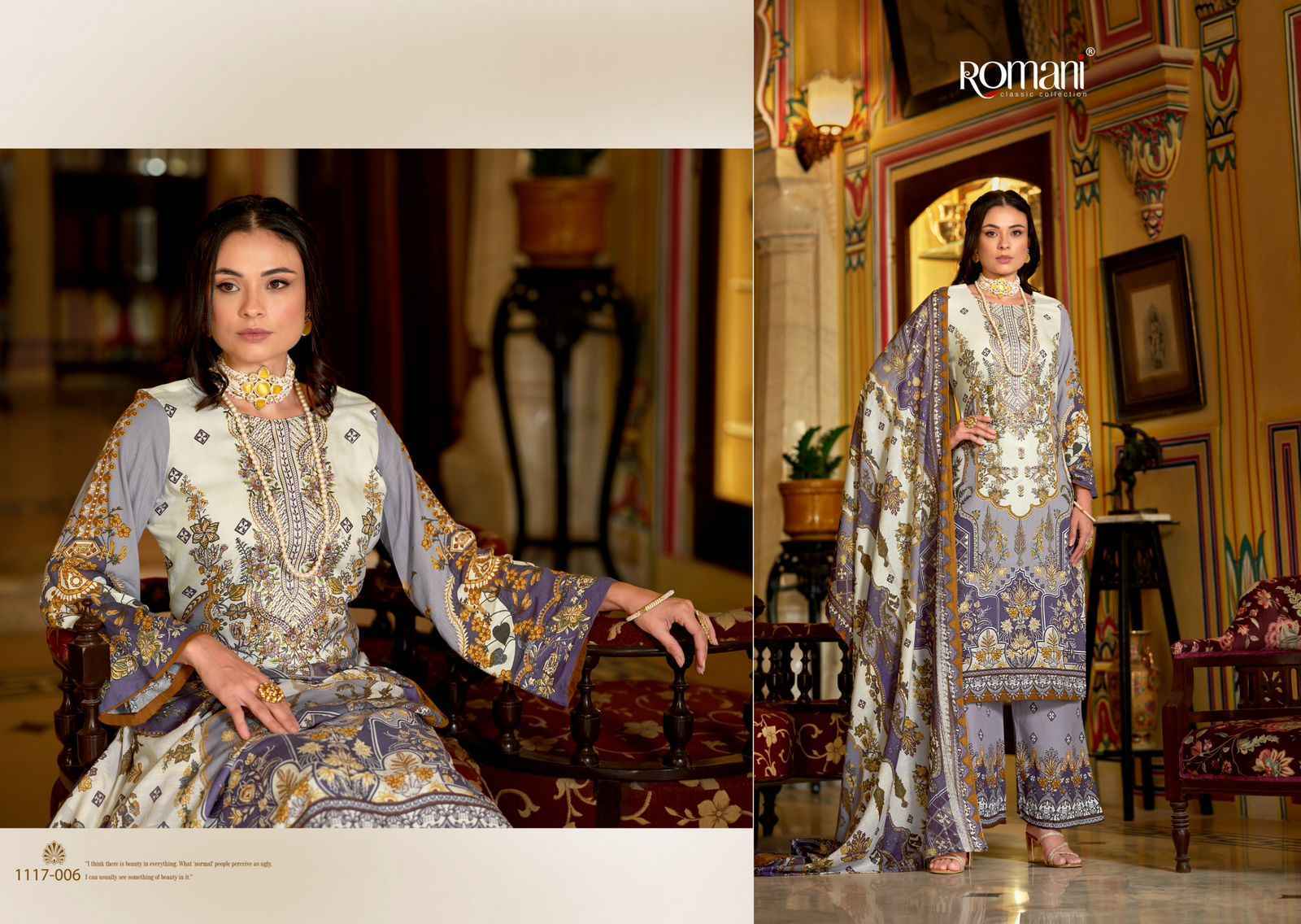 Romani Mahira Vol 4 Cotton Dress Material Wholesale Price ( 8 Pcs Catalog )