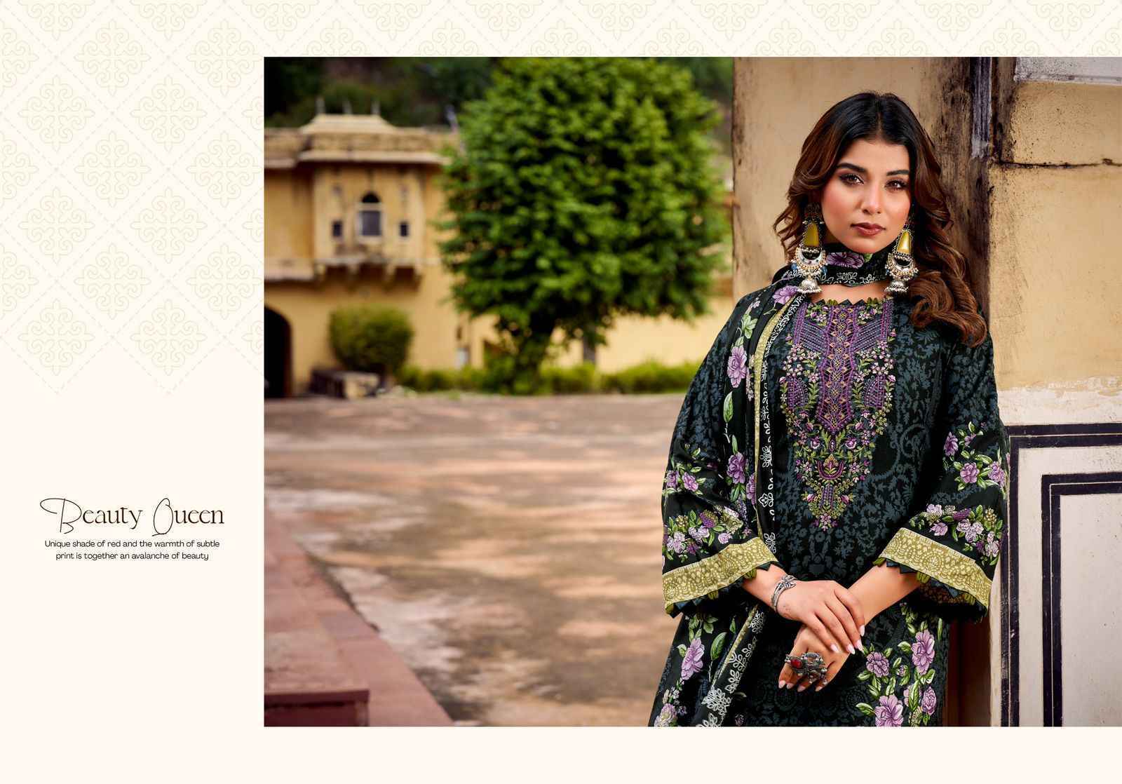 Romani Needle Wonder Vol 4 Cotton Dress Material Collection ( 8 Pcs Catalog )