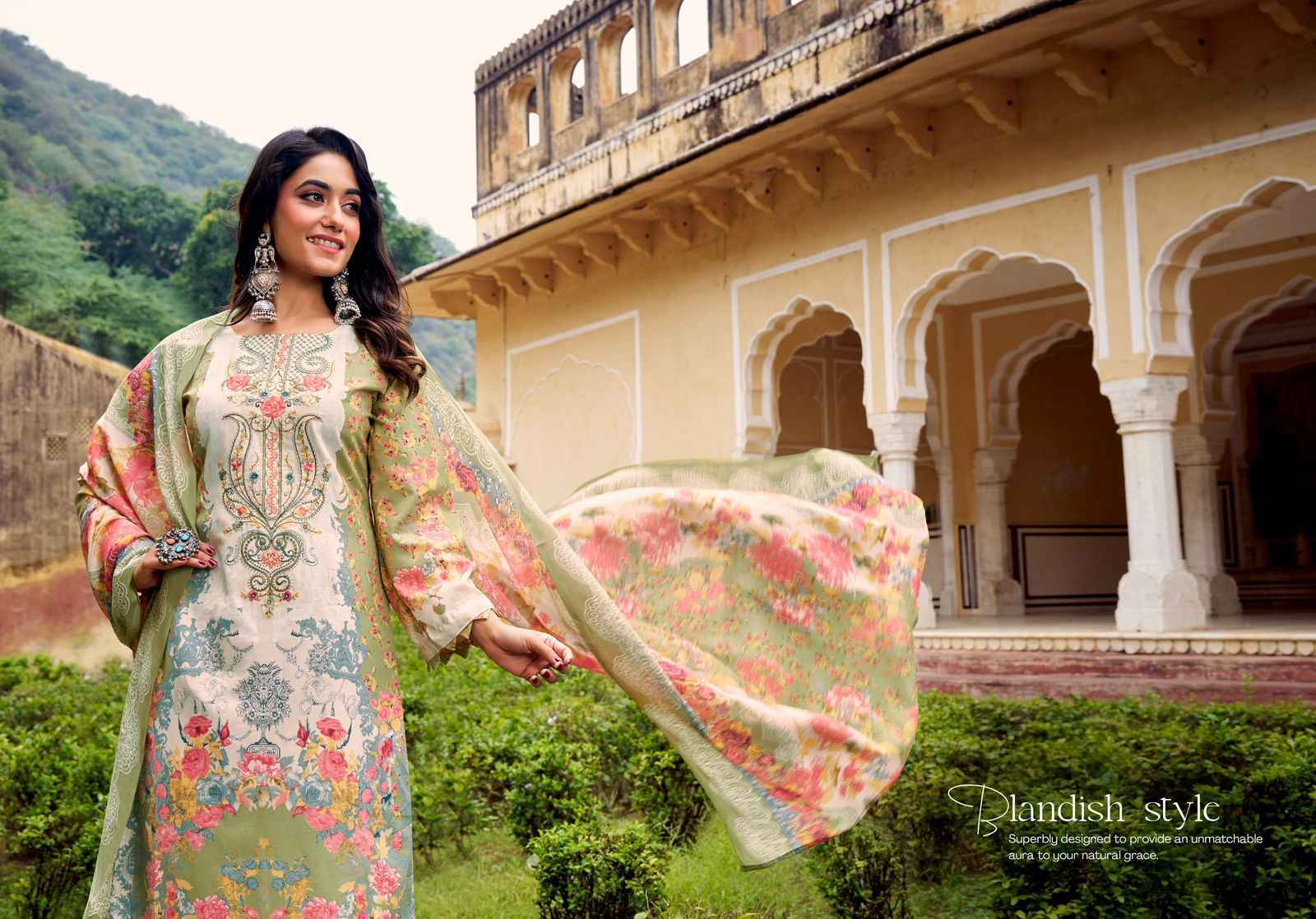 Romani Needle Wonder Vol 4 Cotton Dress Material Collection ( 8 Pcs Catalog )