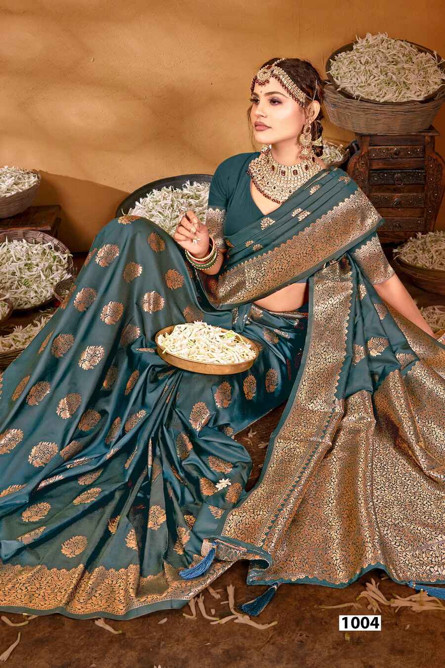 Saroj Samaira Silk Vol 1 Traditional Silk Saree Collection ( 4 Pcs Catalog )