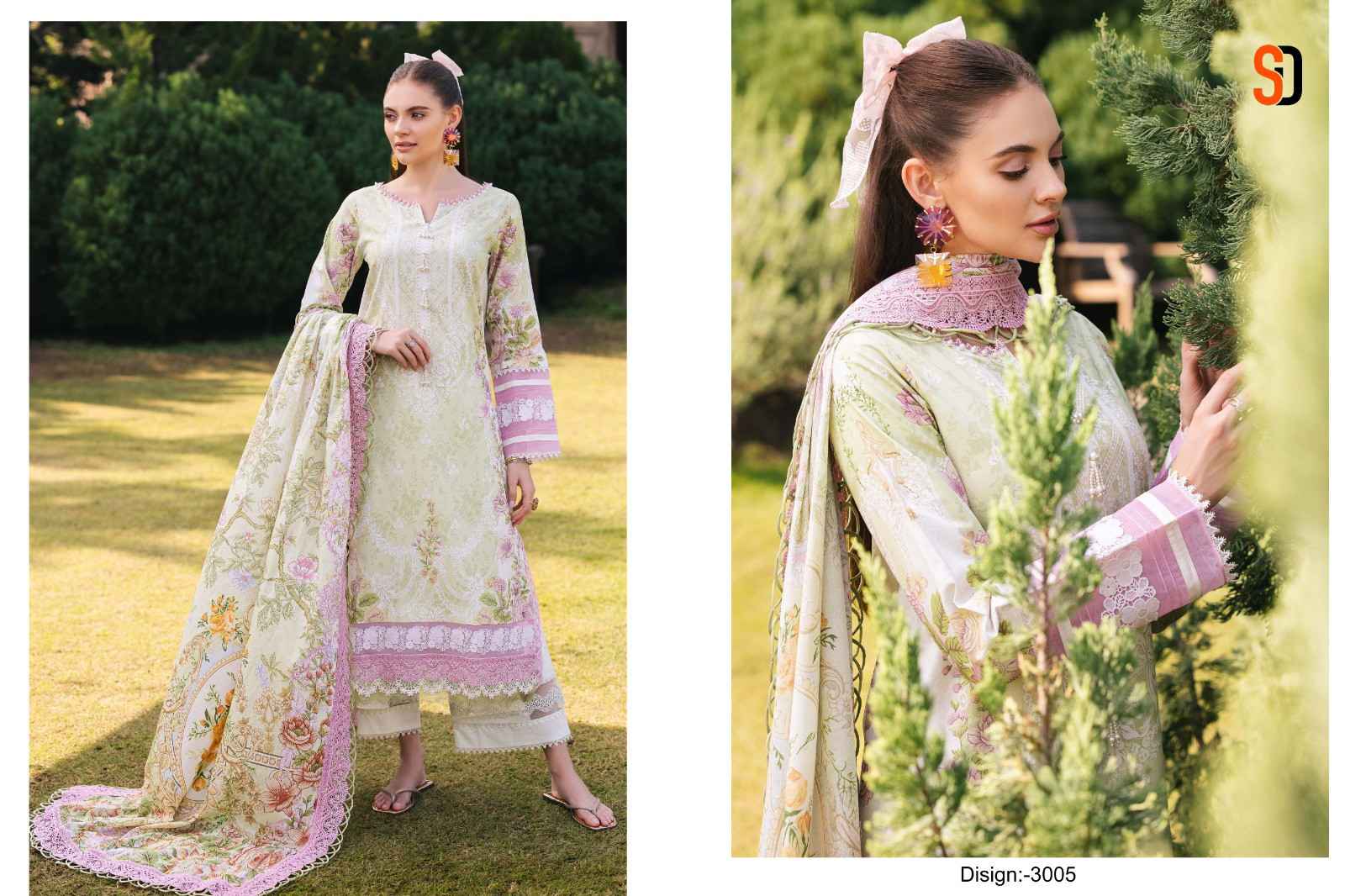 Shraddha Jade Urbane Vol 3 Lawn Cotton Embroidery Paksitani Suits