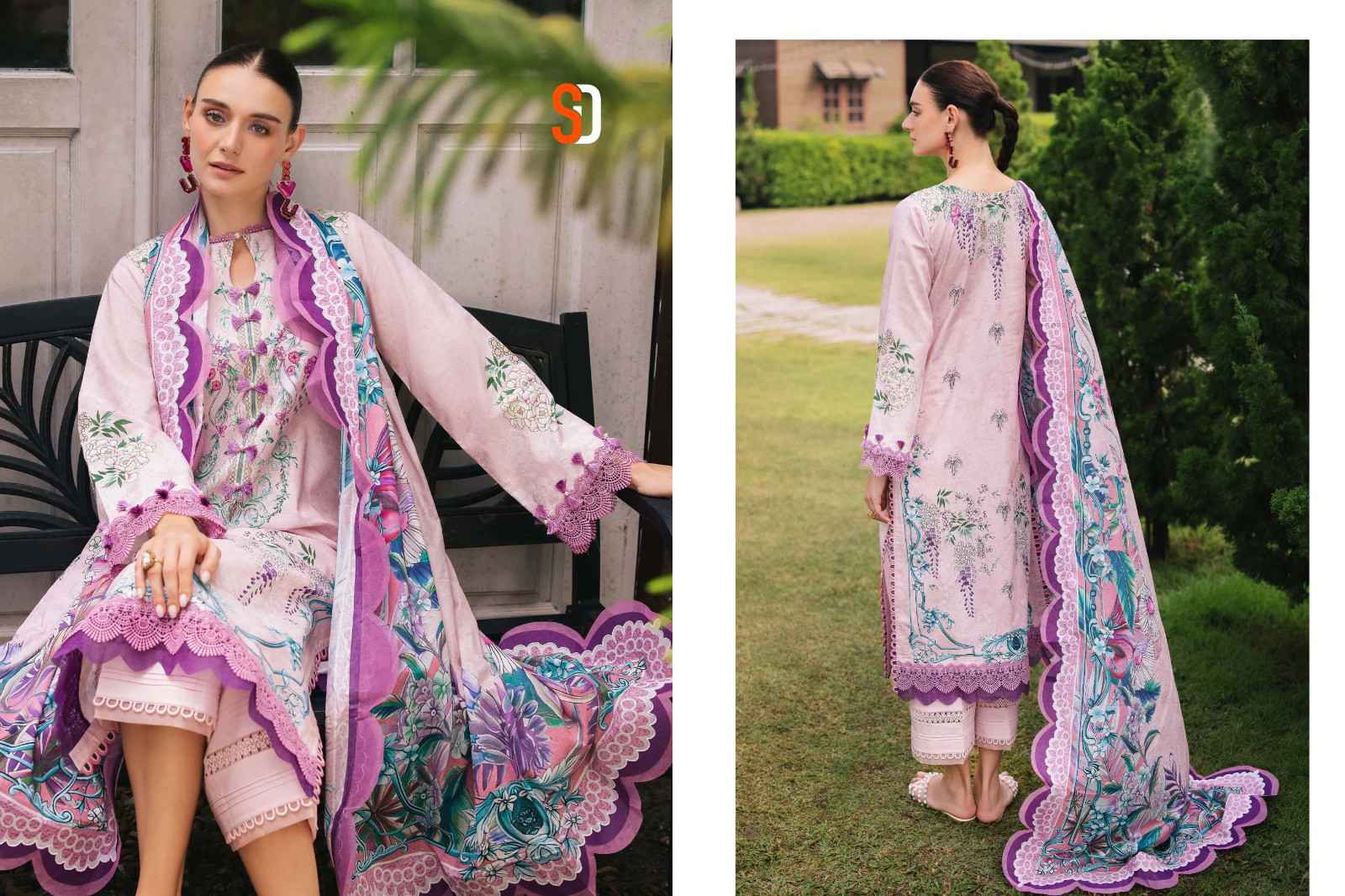 Shraddha Jade Urbane Vol 3 Lawn Cotton Embroidery Paksitani Suits