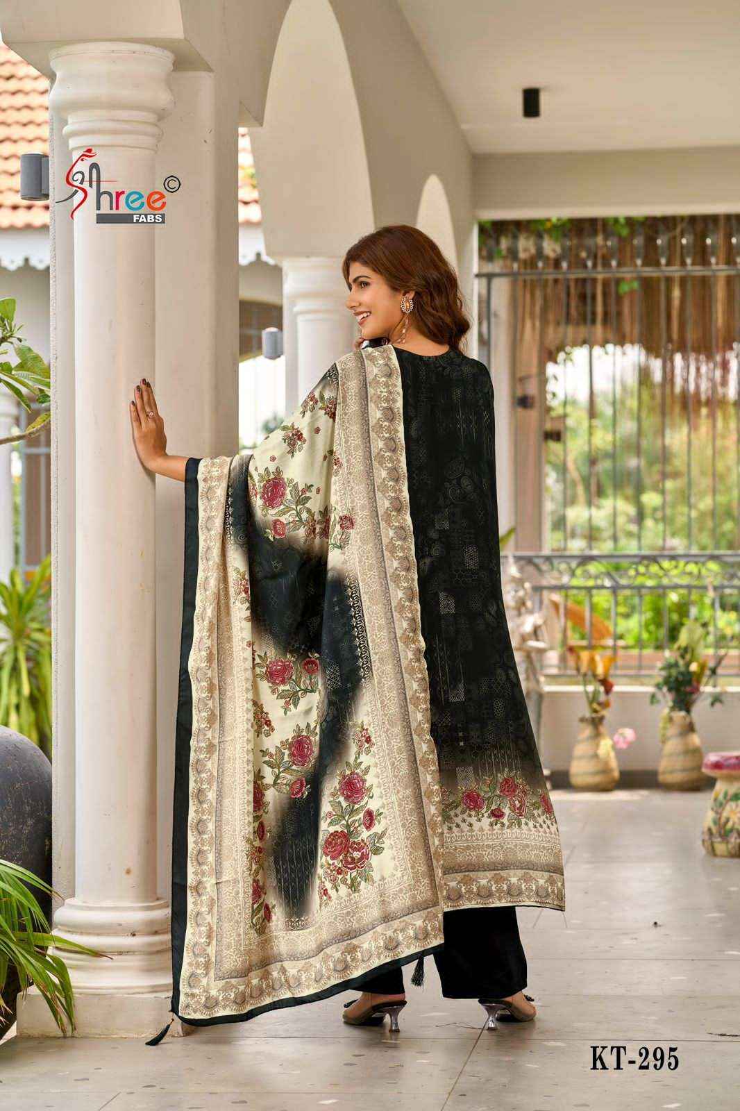 Shree Fabs Kt 295 Colors Pure Viscose Muslin Pakistani Dress Collection ( 4 Pcs Catalog )