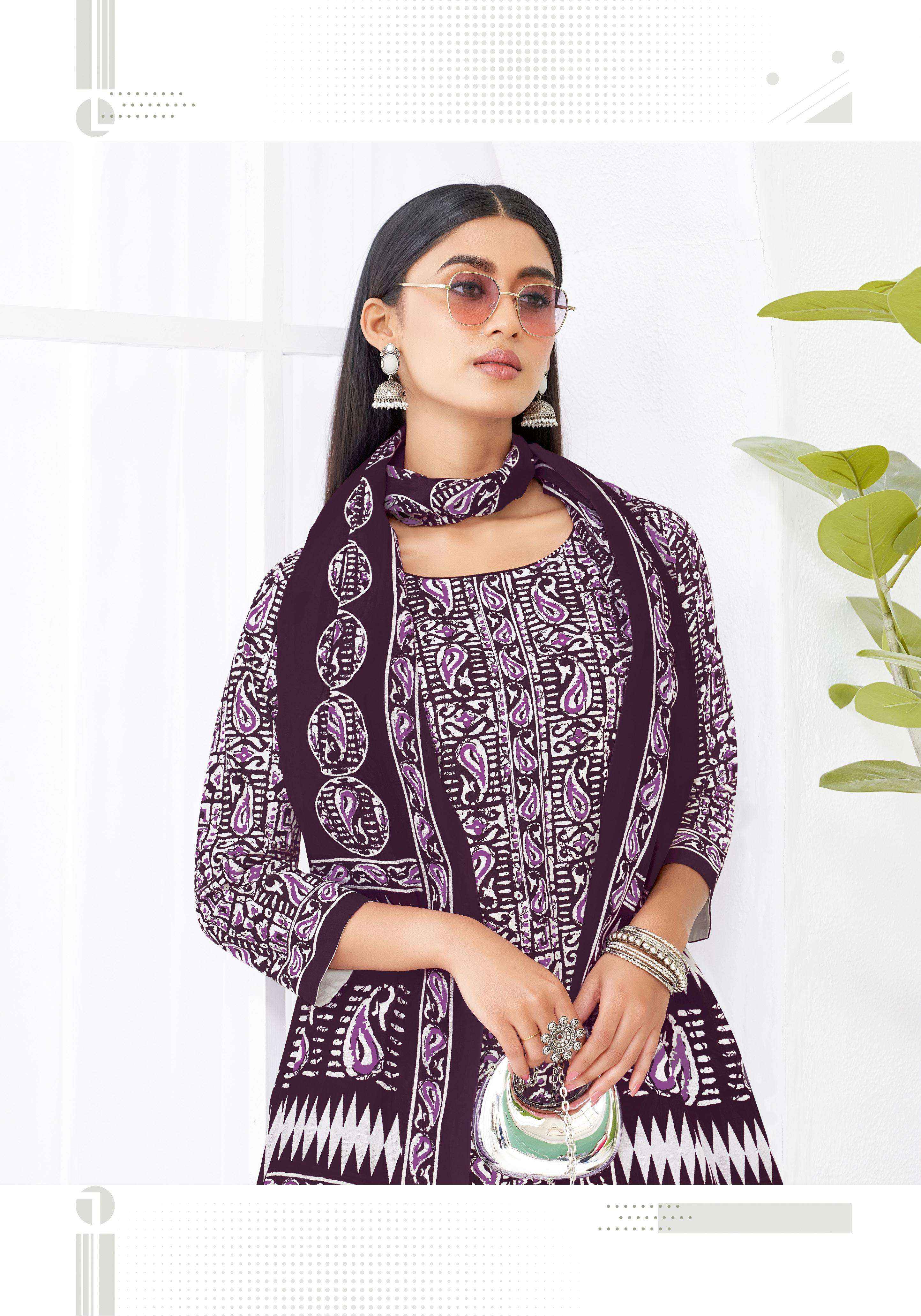 SHREE GANESH LEHRIYA VOL 1 COTTON PRINT LADIES KURTI PANT AND DUPATTA