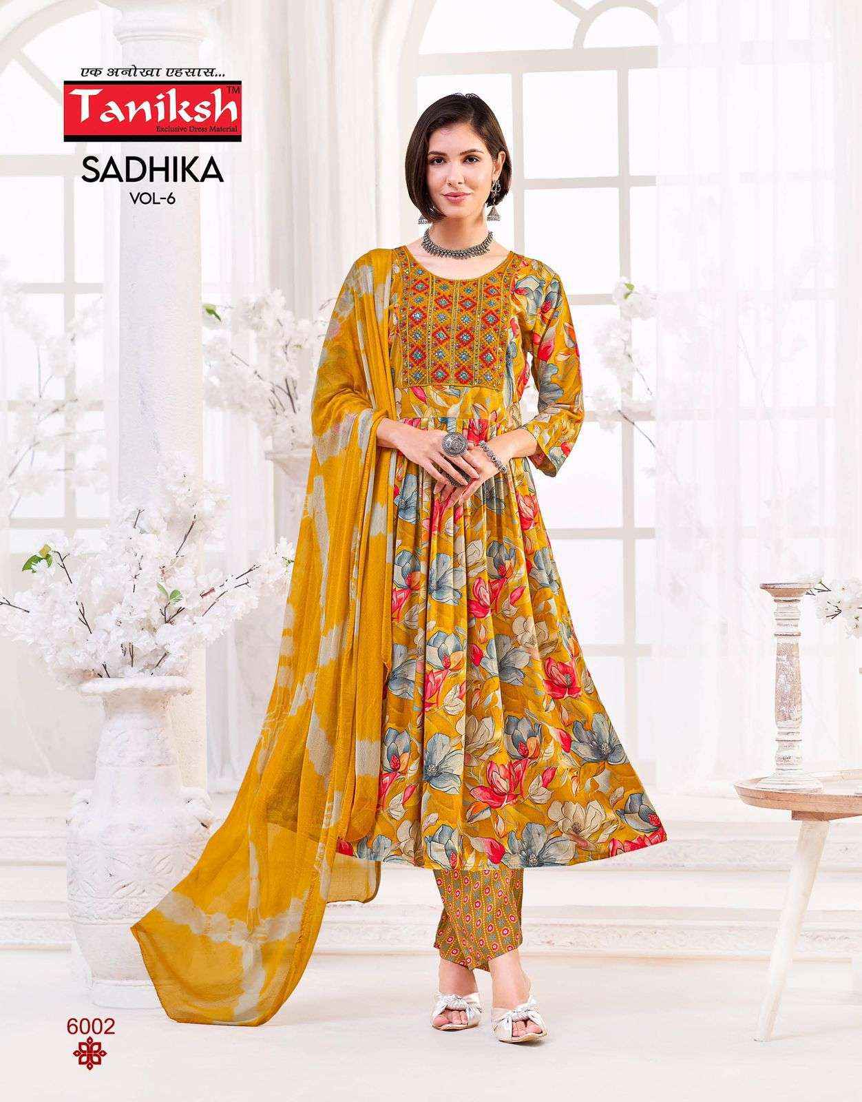 TANIKSH SADHIKA VOL 6 FANCY NAIRA CUT STYLE KURTI COMBO SET COLLECTION ( 8 PCS CATALOG )