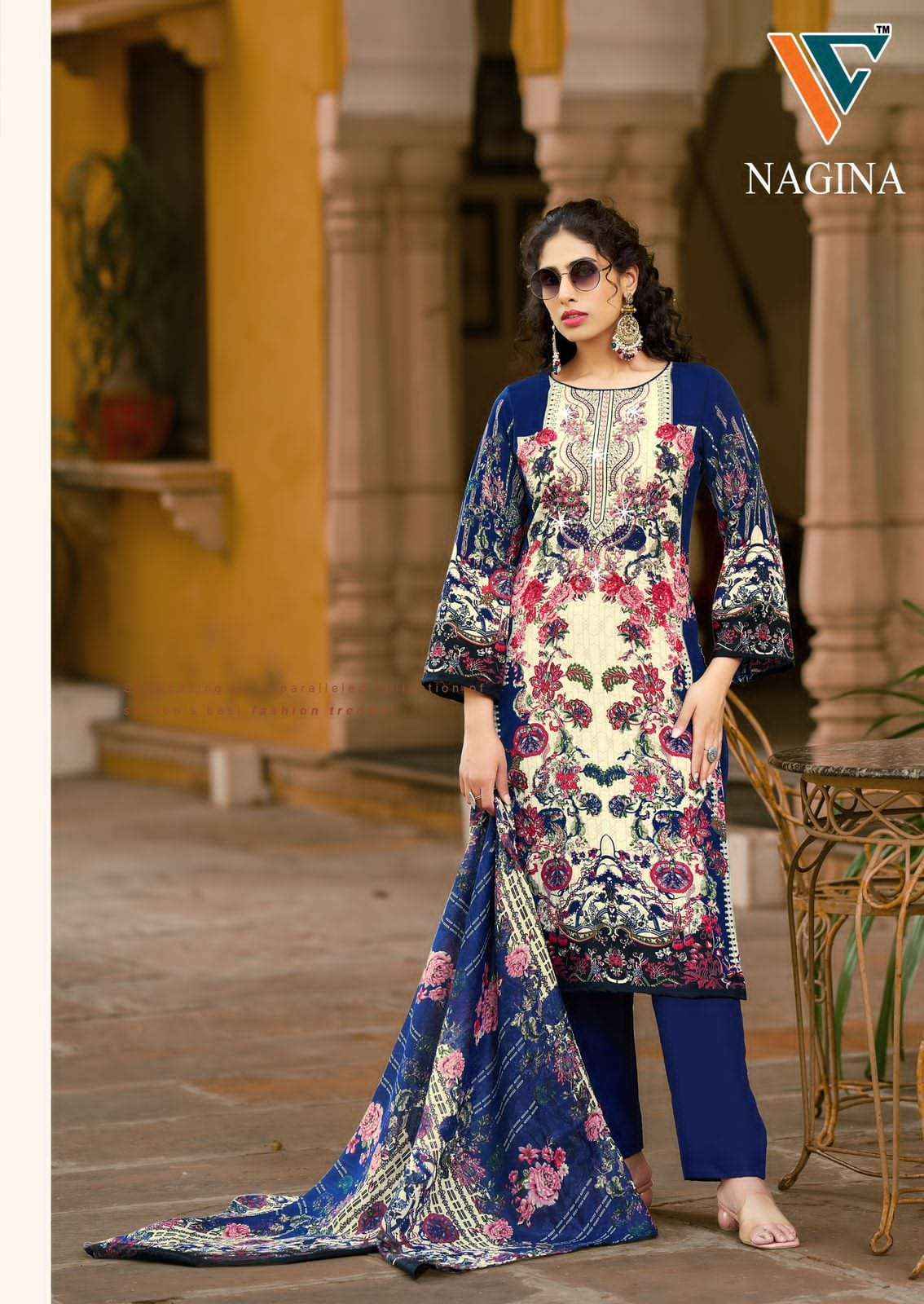 Vandana Fashion Nagina Vol 7 Cotton Dress Material Wholesale Price ( 8 Pcs Catalogue )