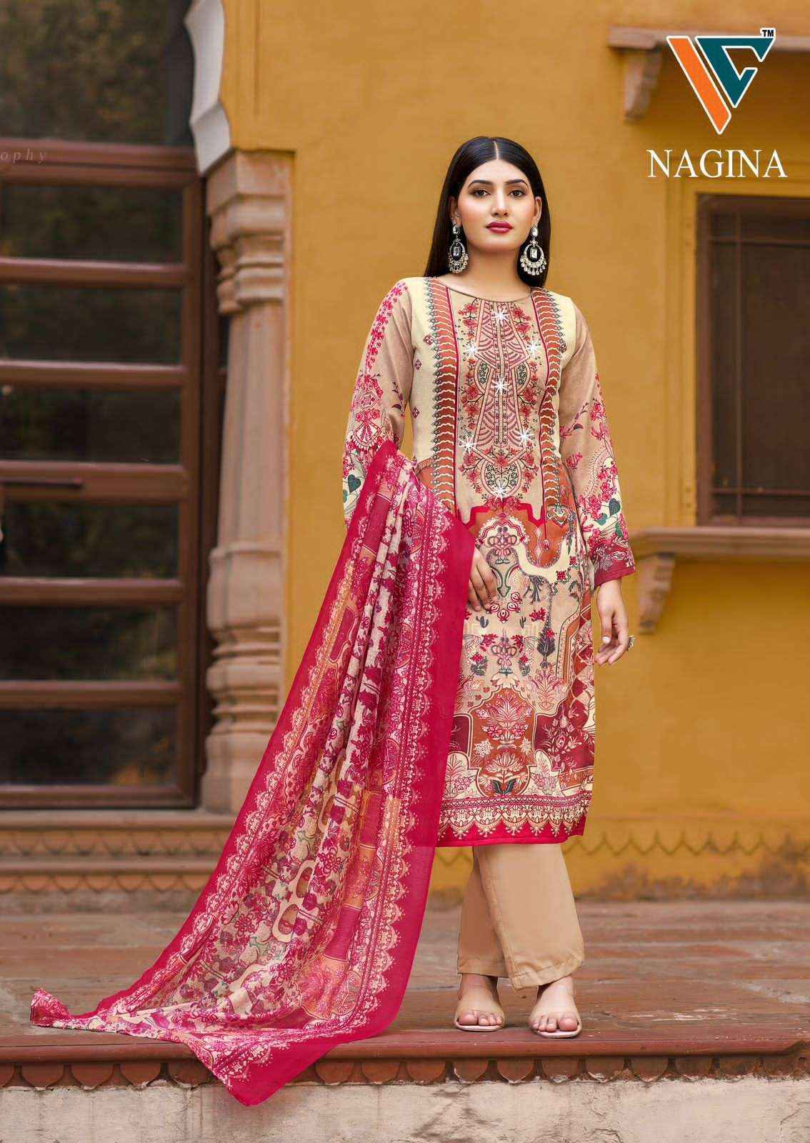 Vandana Fashion Nagina Vol 7 Cotton Dress Material Wholesale Price ( 8 Pcs Catalogue )