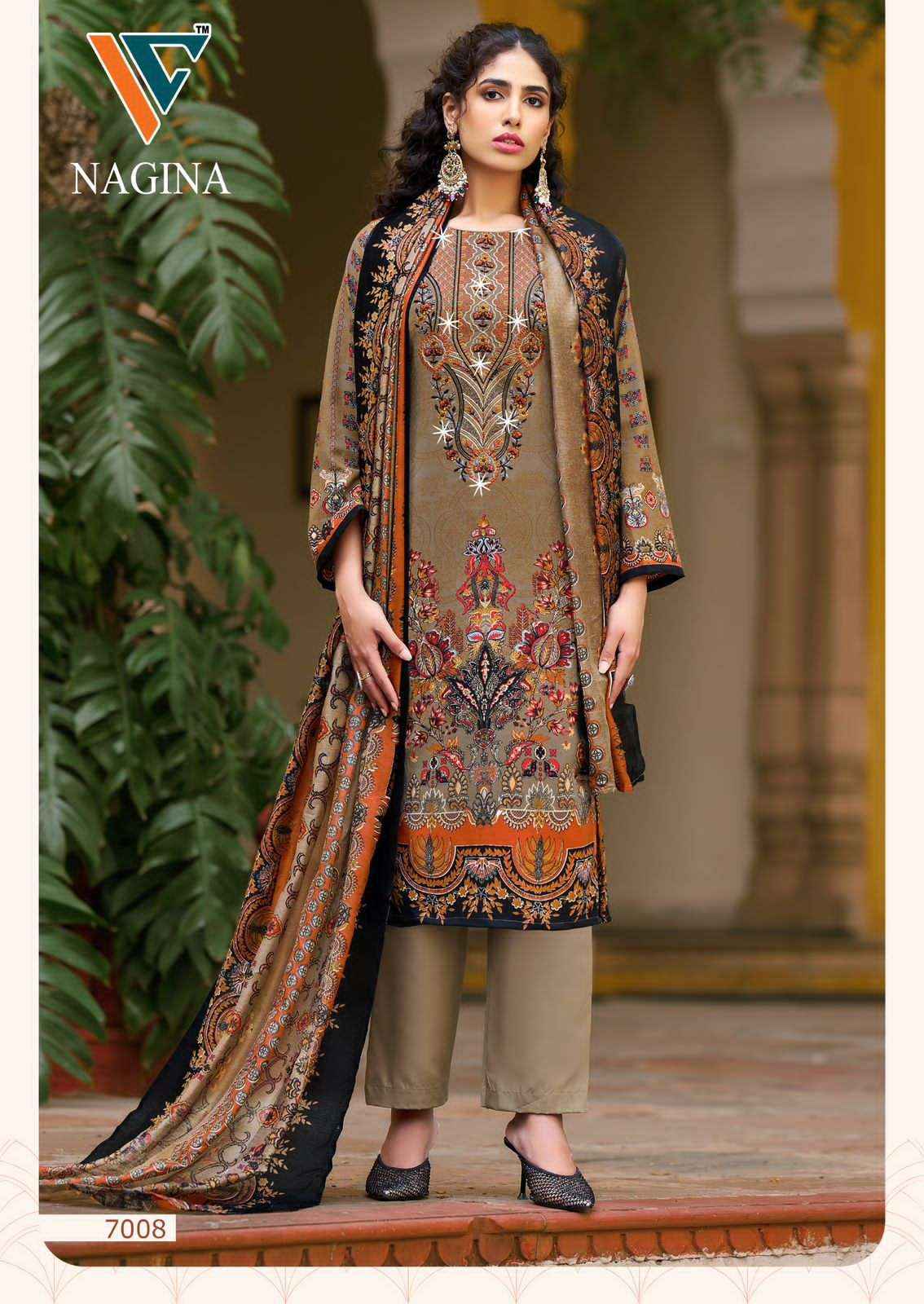 Vandana Fashion Nagina Vol 7 Cotton Dress Material Wholesale Price ( 8 Pcs Catalogue )