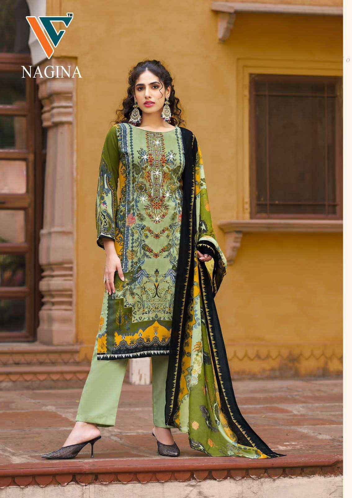 Vandana Fashion Nagina Vol 7 Cotton Dress Material Wholesale Price ( 8 Pcs Catalogue )