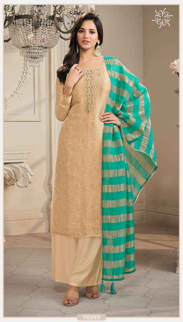 Vinay Fashion Kuleesh Shirina Jacquard Dress Material Collection ( 4 Pcs Catalog )
